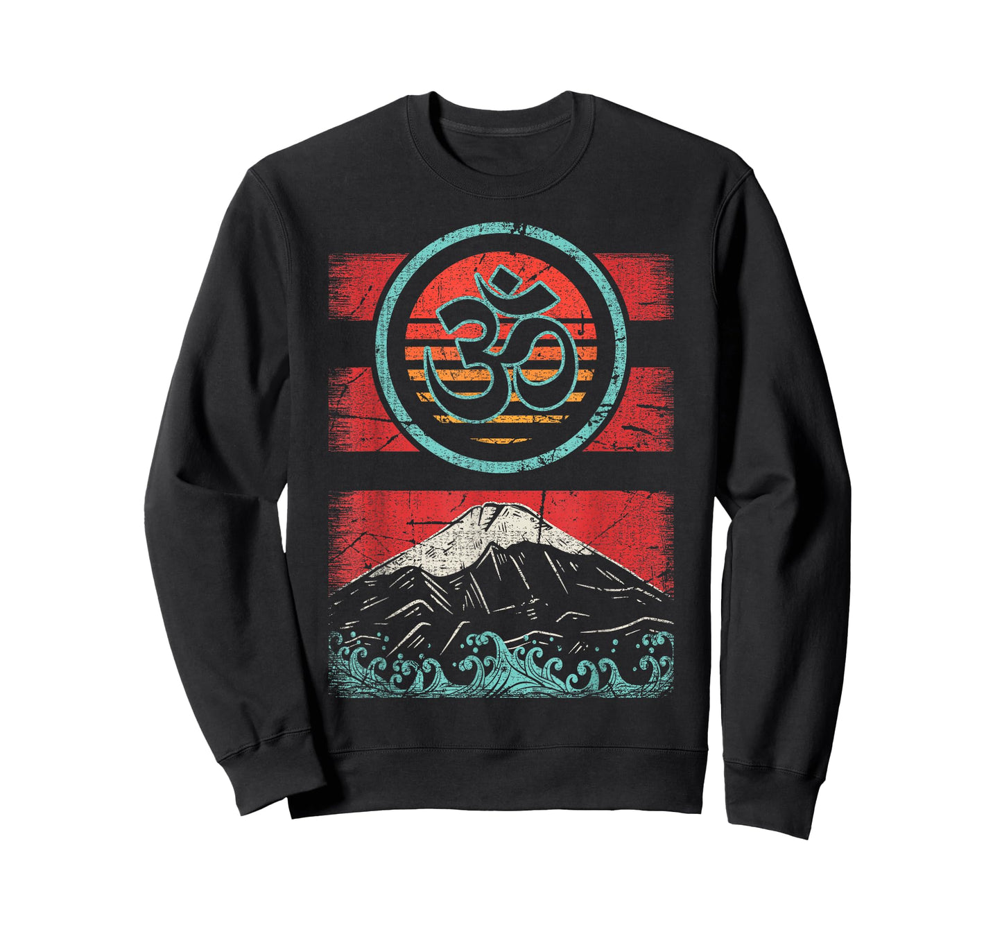 Om Ohm Symbol Retro Vintage 80s Style Meditation Yoga Gift T-Shirt