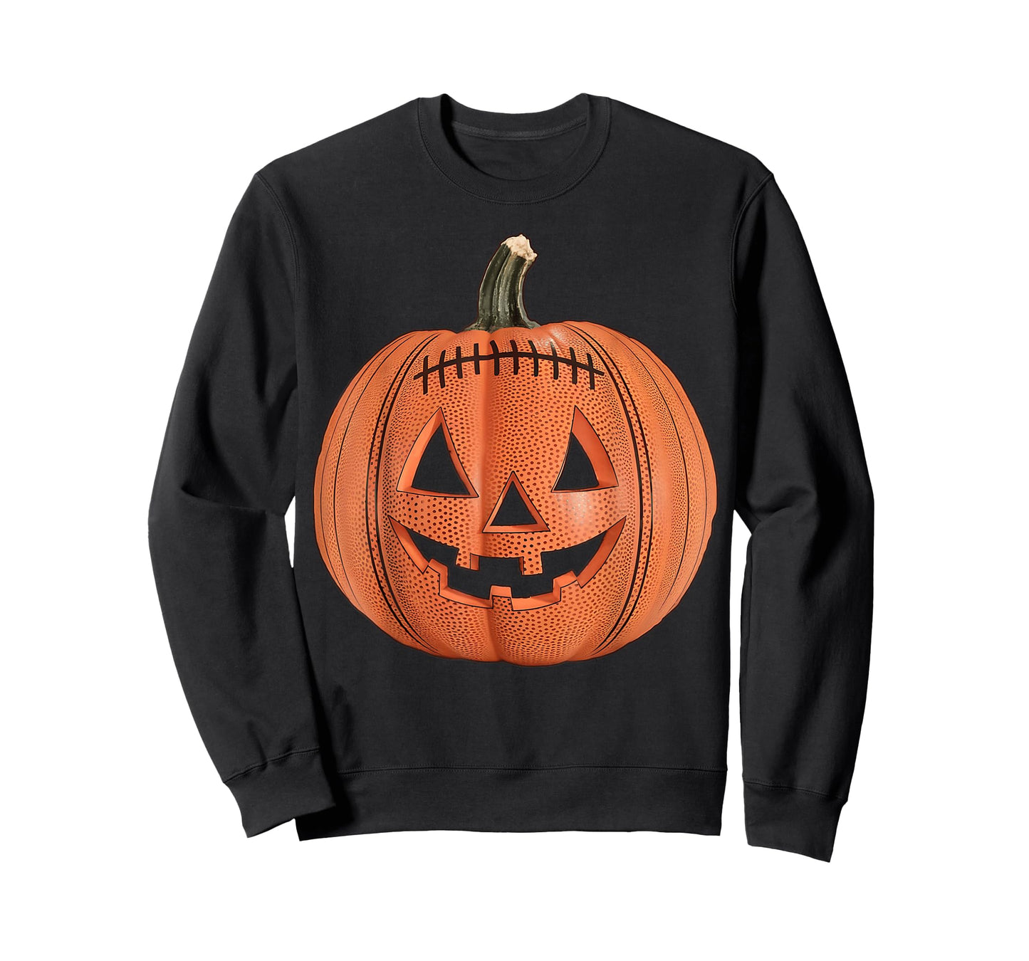 Funny Spooky Pumpkin Football Player Women Men Halloween T-Shirt