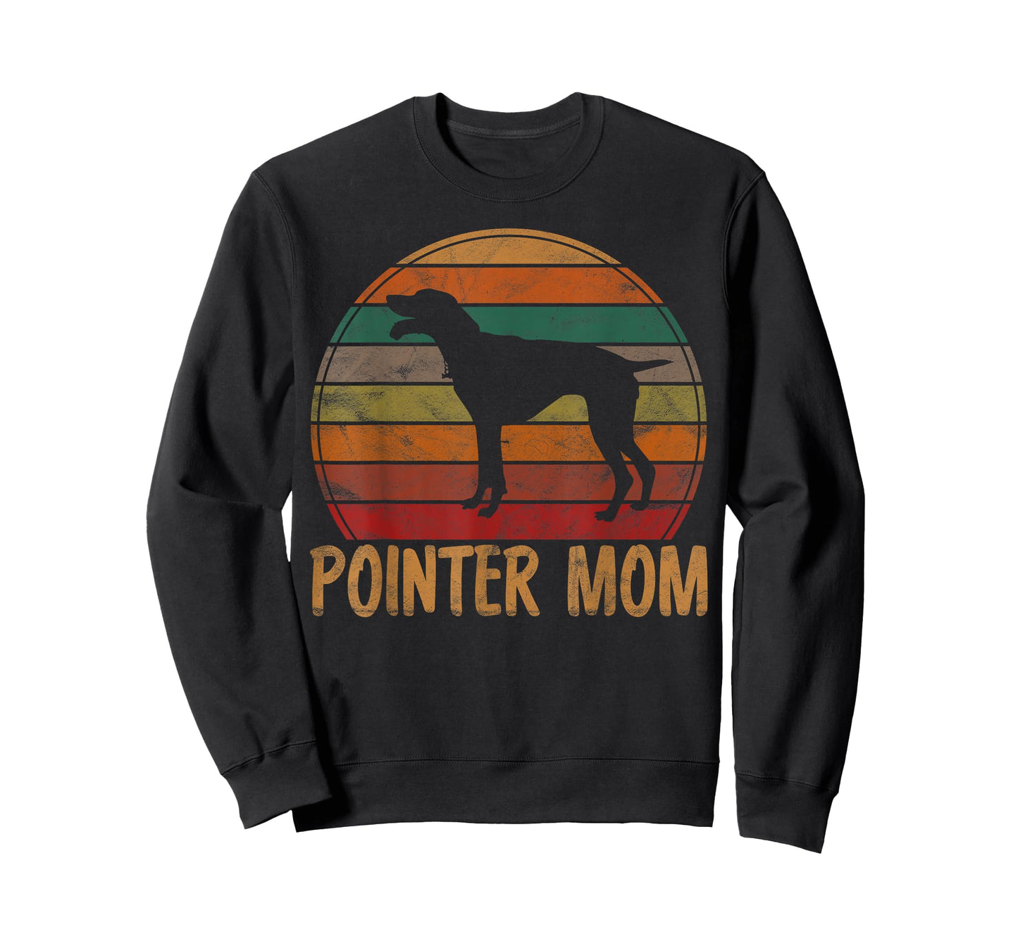 Retro Pointer Mom Gift Rott Dog Mother Pet Pointer Mama T-Shirt