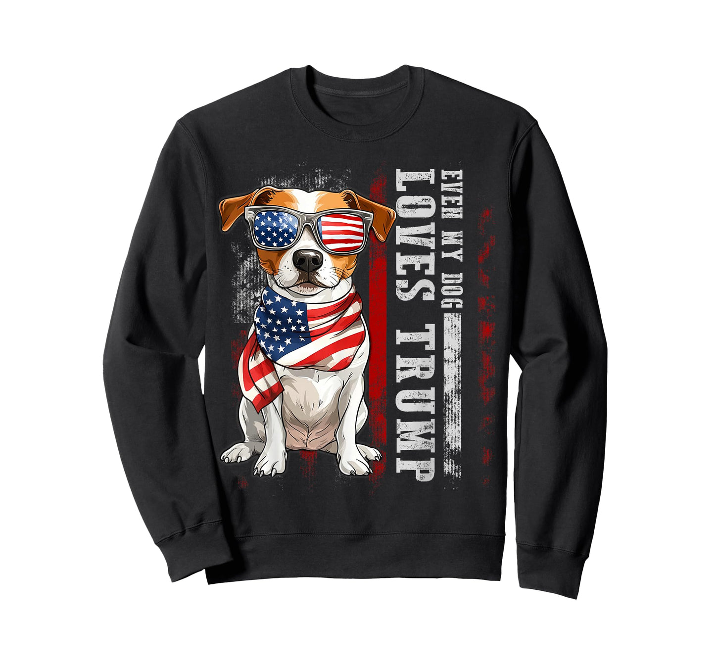 Jack Russell Terrier Even My Dog Loves Trump Funny T-Shirt