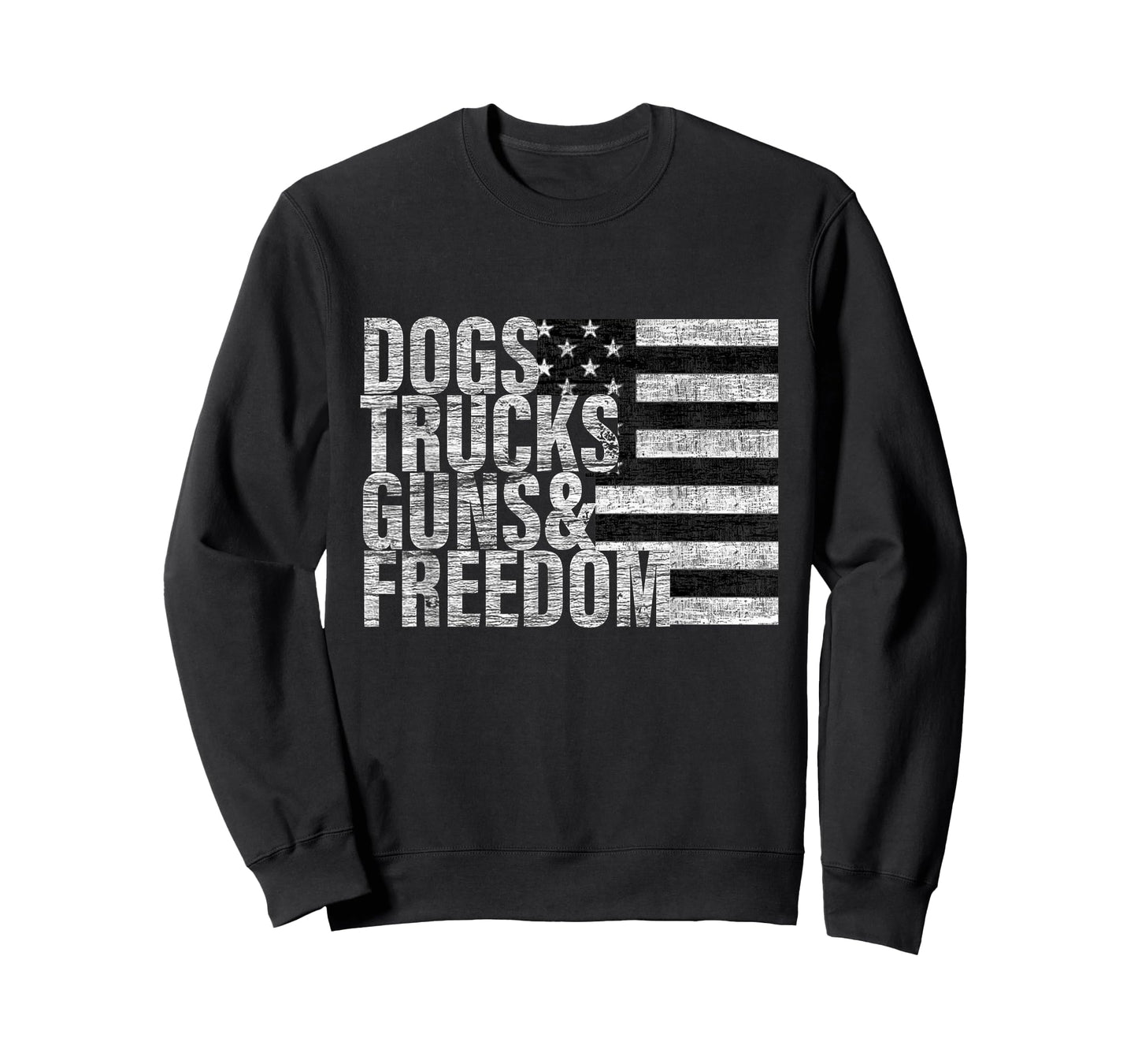 Dogs Trucks Guns & Freedom T-Shirt