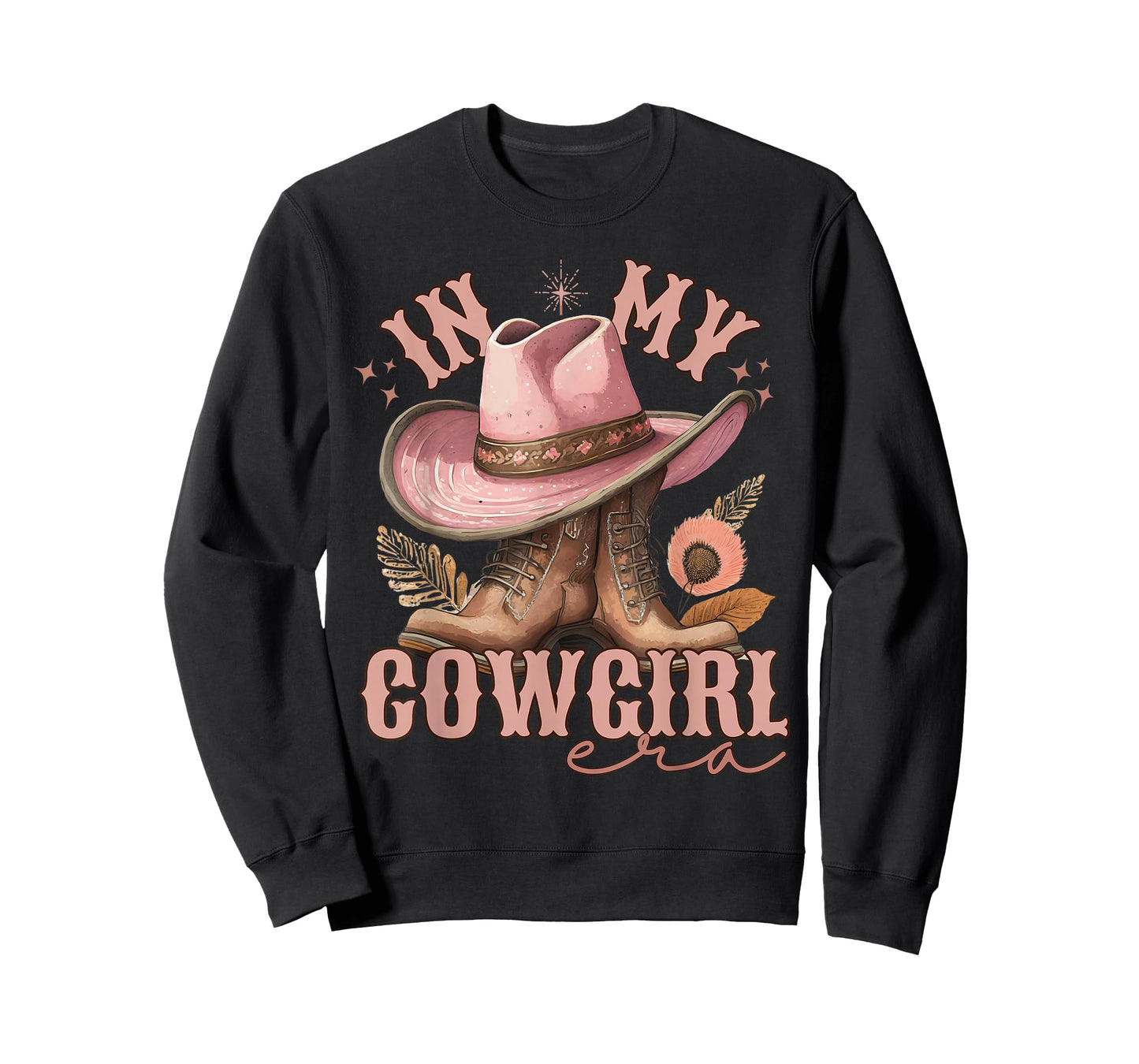 Pink Cowgirl Country Festival Western Graphic Women's T-Shirt