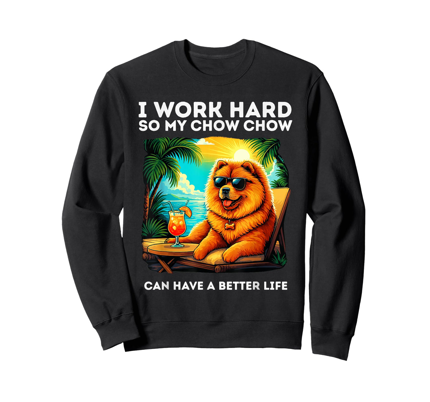 Funny Chow Chow Dog Design Chow Chow Lover T-Shirt