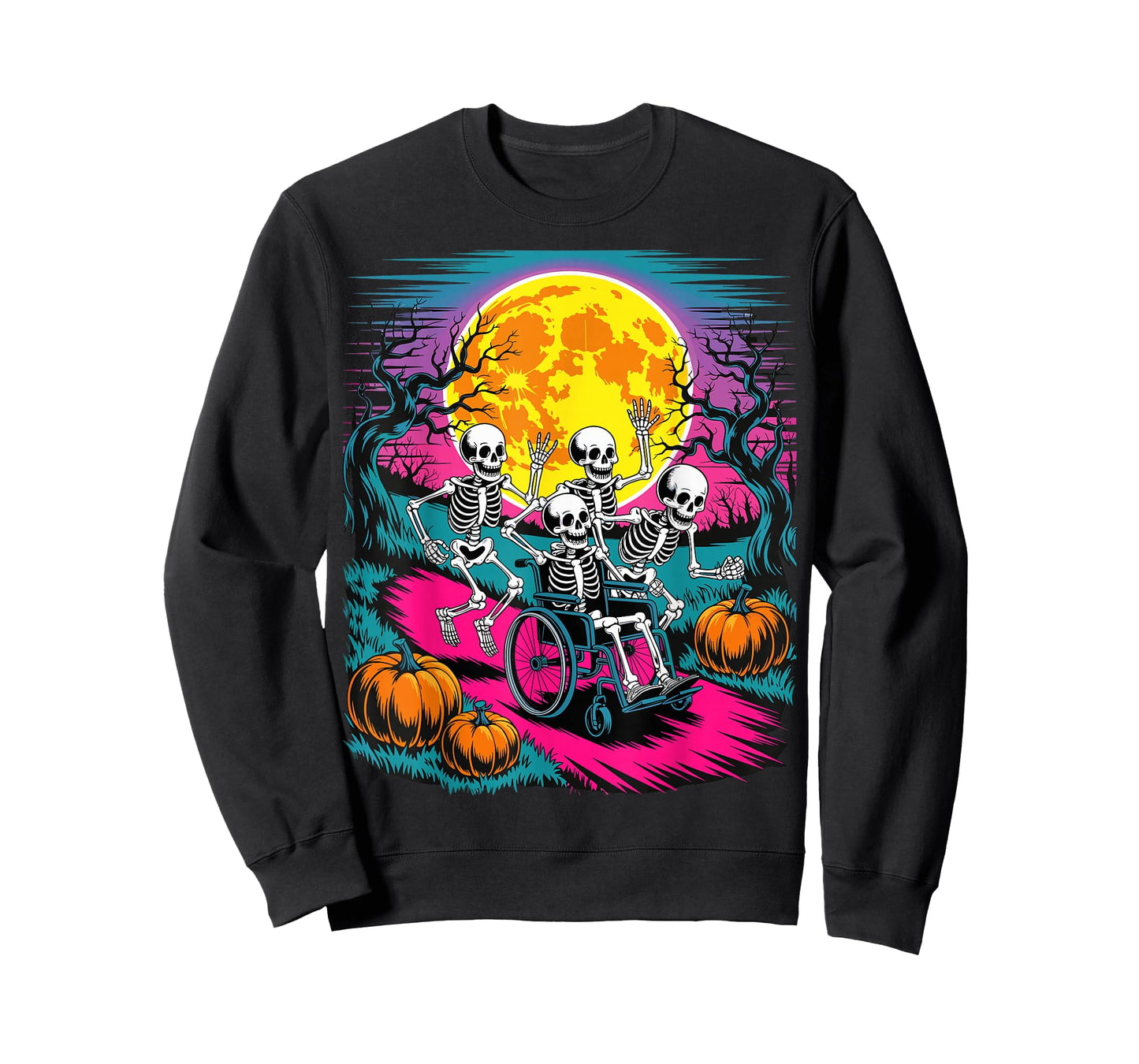 Nurse Skeletons Halloween Healthcare CNA Medical Crew T-Shirt