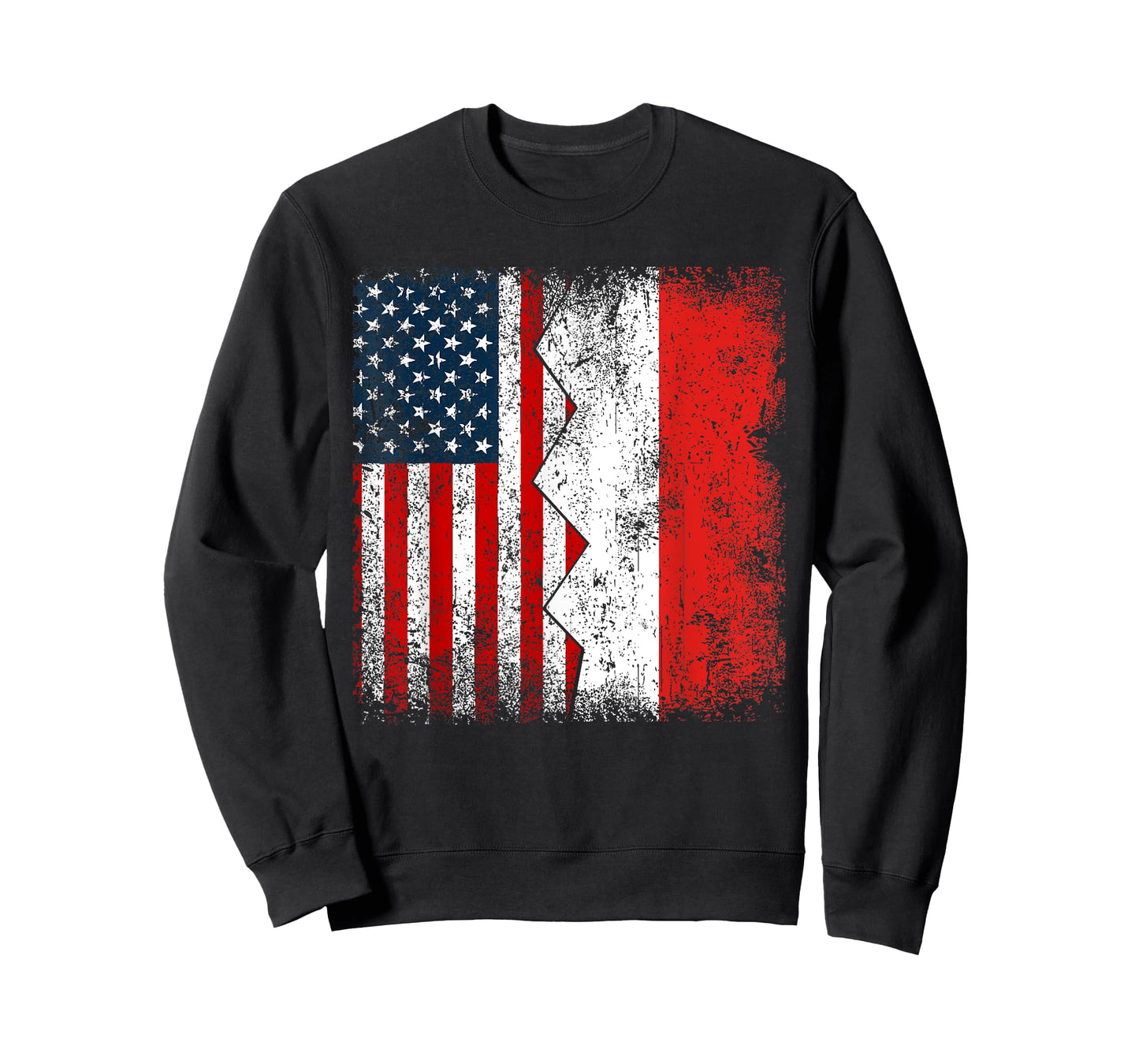 Indonesian Roots | Half American Flags | America Indonesia T-Shirt