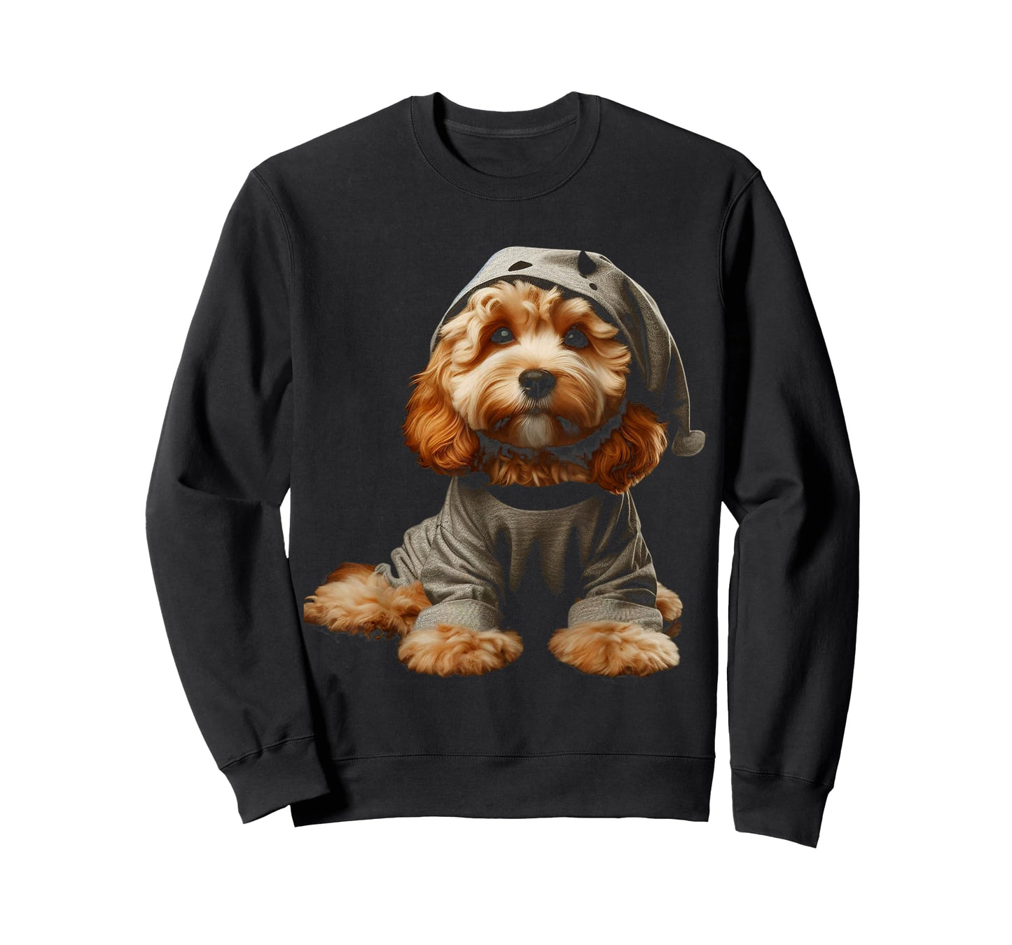 cavapoo Dog Official Sleepshirt Santa christmas Xmas Dog T-Shirt