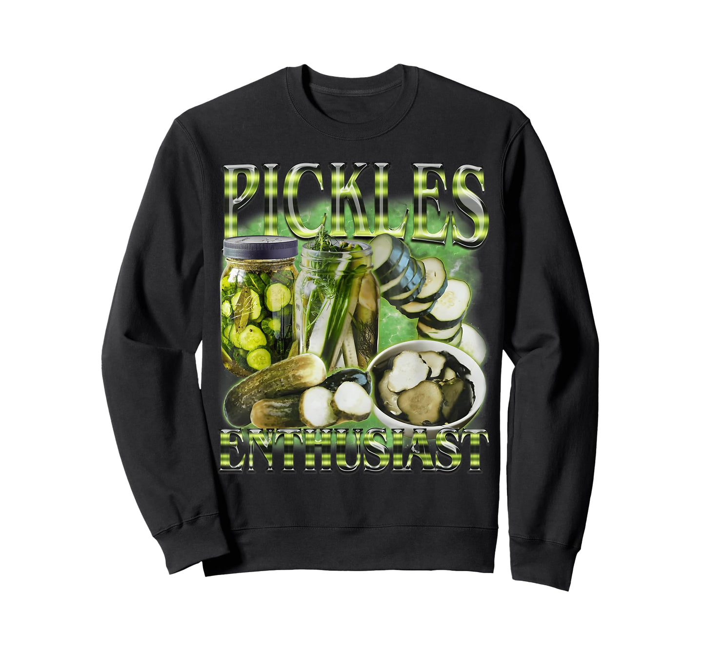 Pickle Enthusiast Vintage 90s Graphic Pickle Lover Men Women T-Shirt