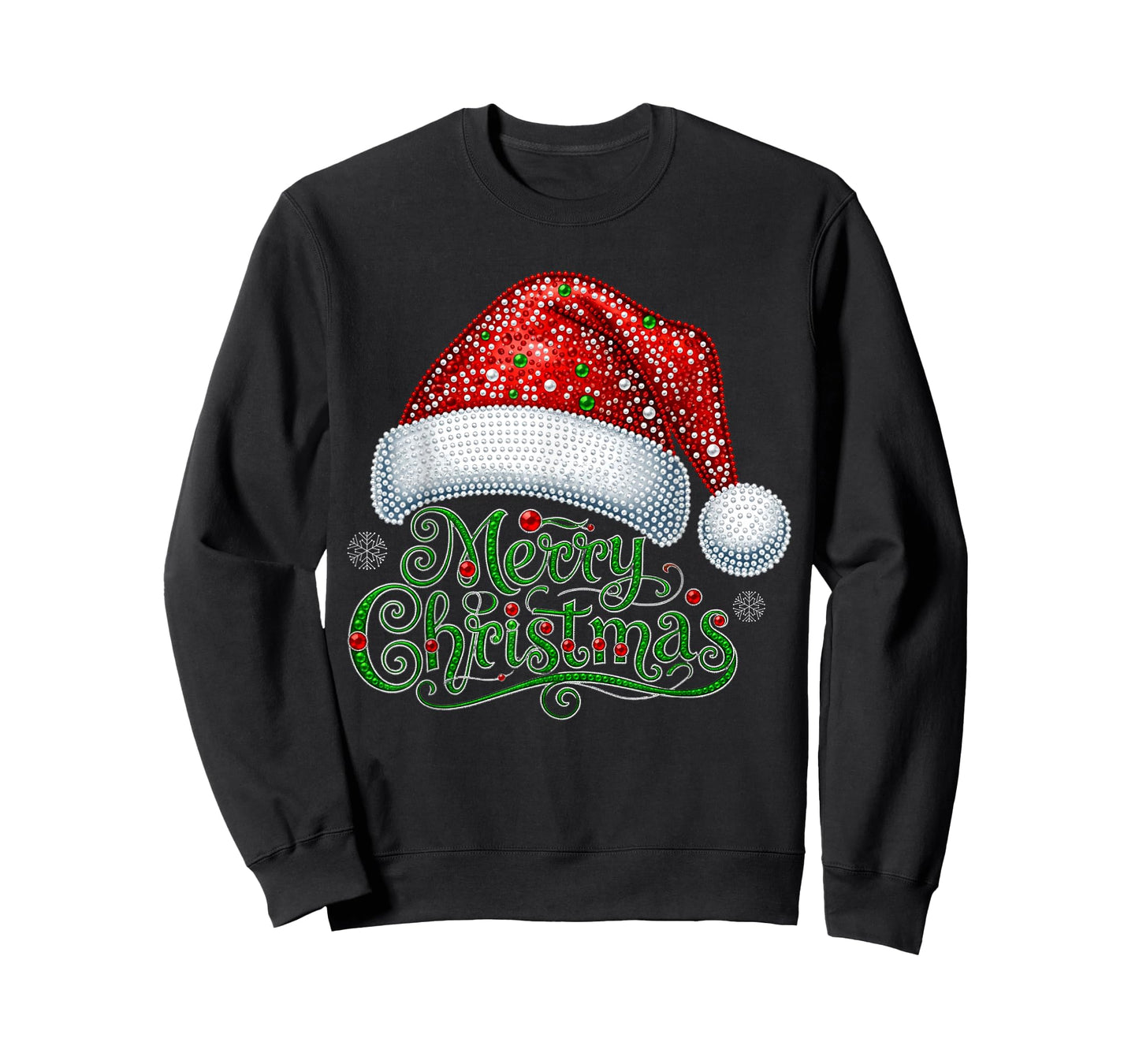 Merry Christmas Santa Hat Xmas Family Matching Pajama T-Shirt