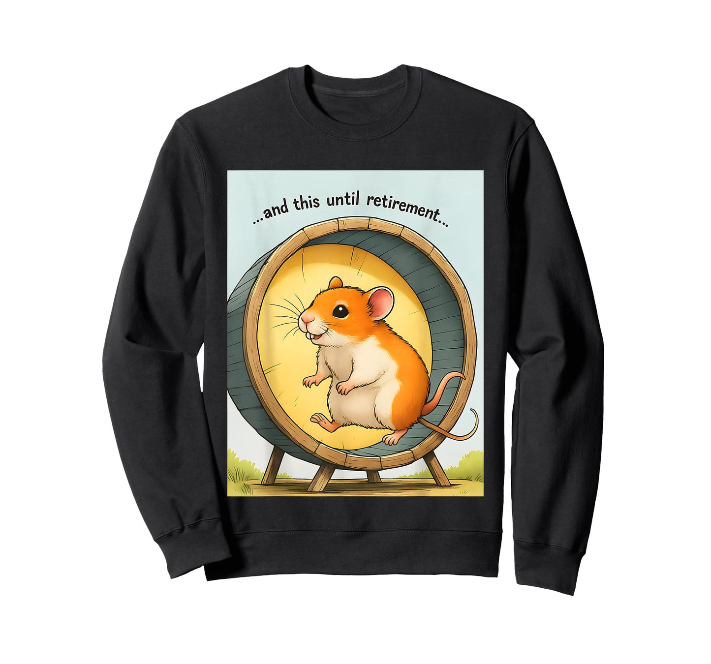 Hamster On The Wheel and This Until Retirement T-Shirt