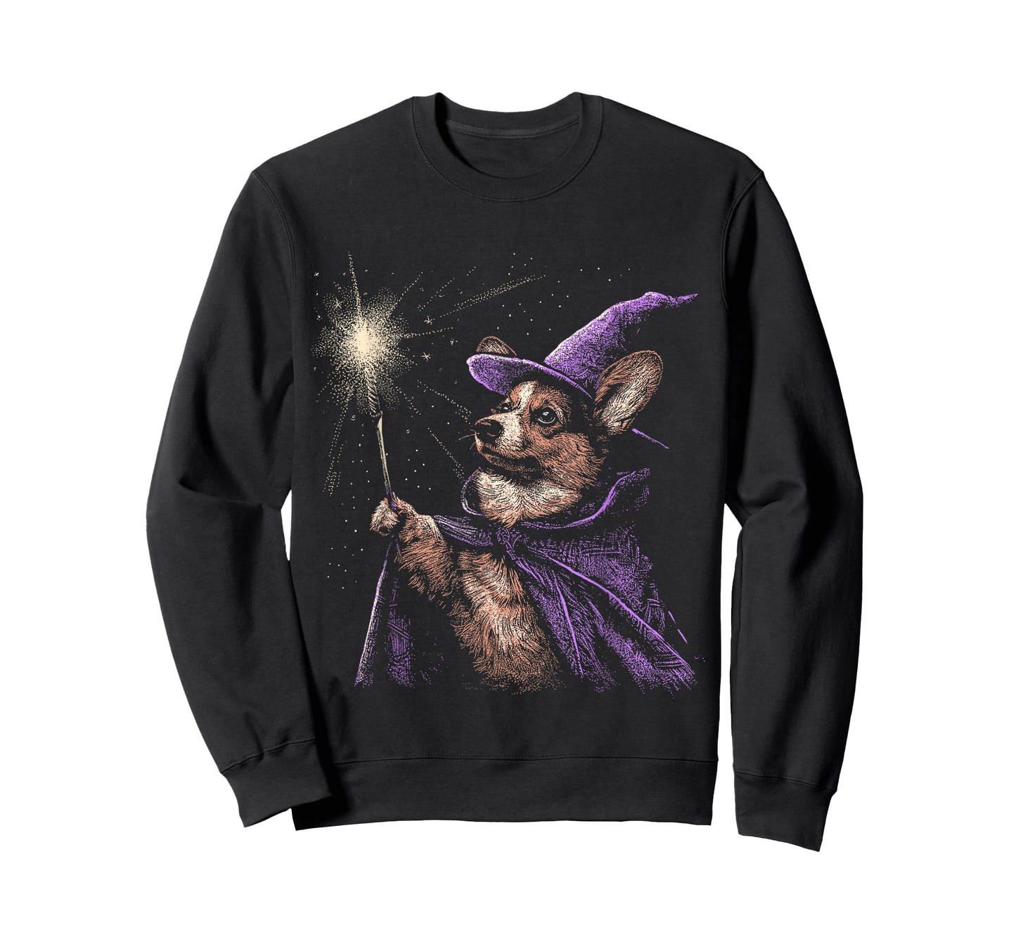 Wizard Corgi Shirt Magic Fantasy Dog Corgi Lover Magician T-Shirt