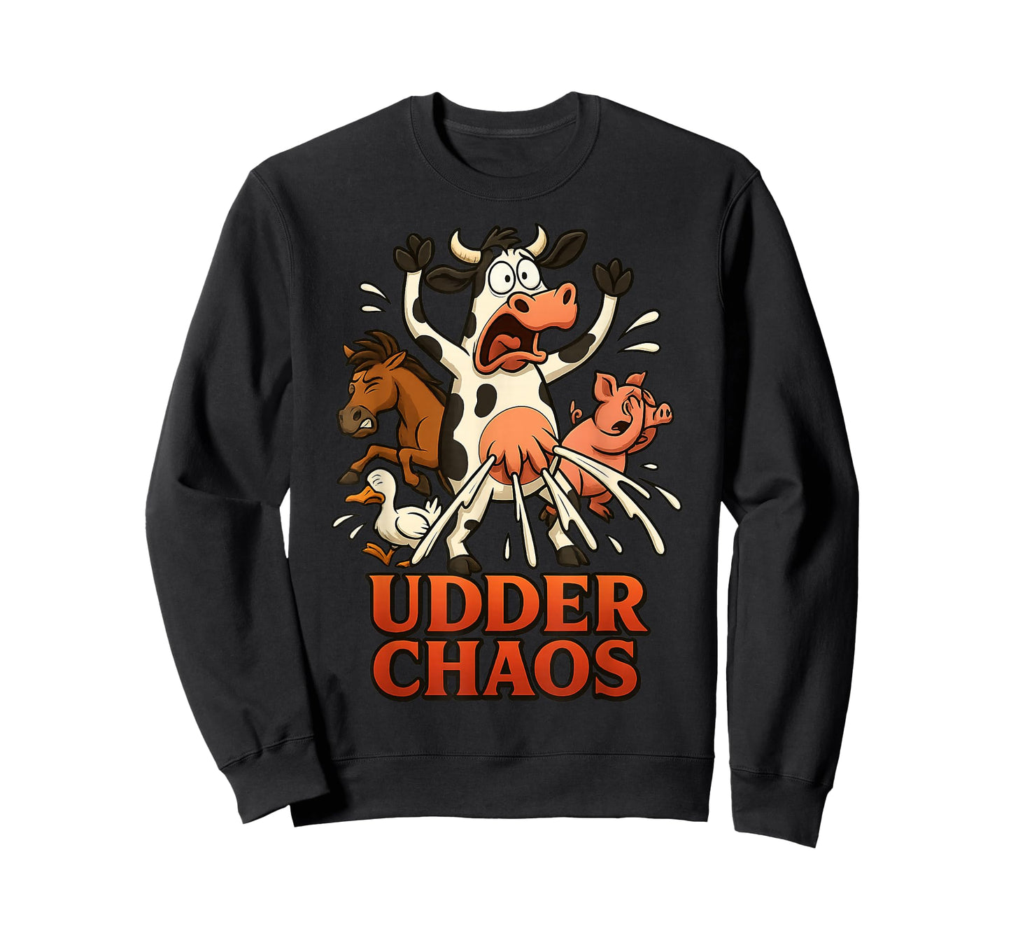 Funny Cartoon Cow T-Shirt