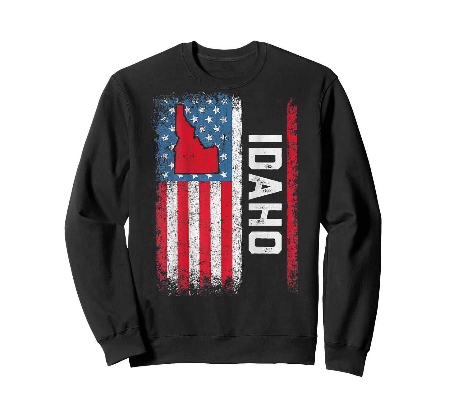Vintage Idaho State USA Flag Shirt Idaho (On Back) T-Shirt