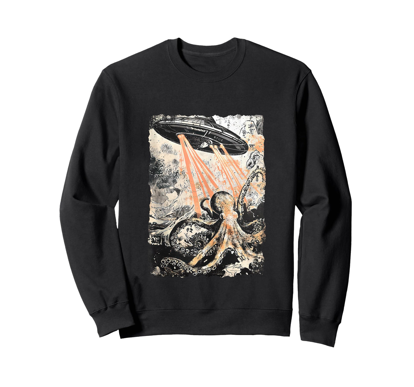 Vintage Octopus UFO UAP Alien Octopus Octopus Tank Top