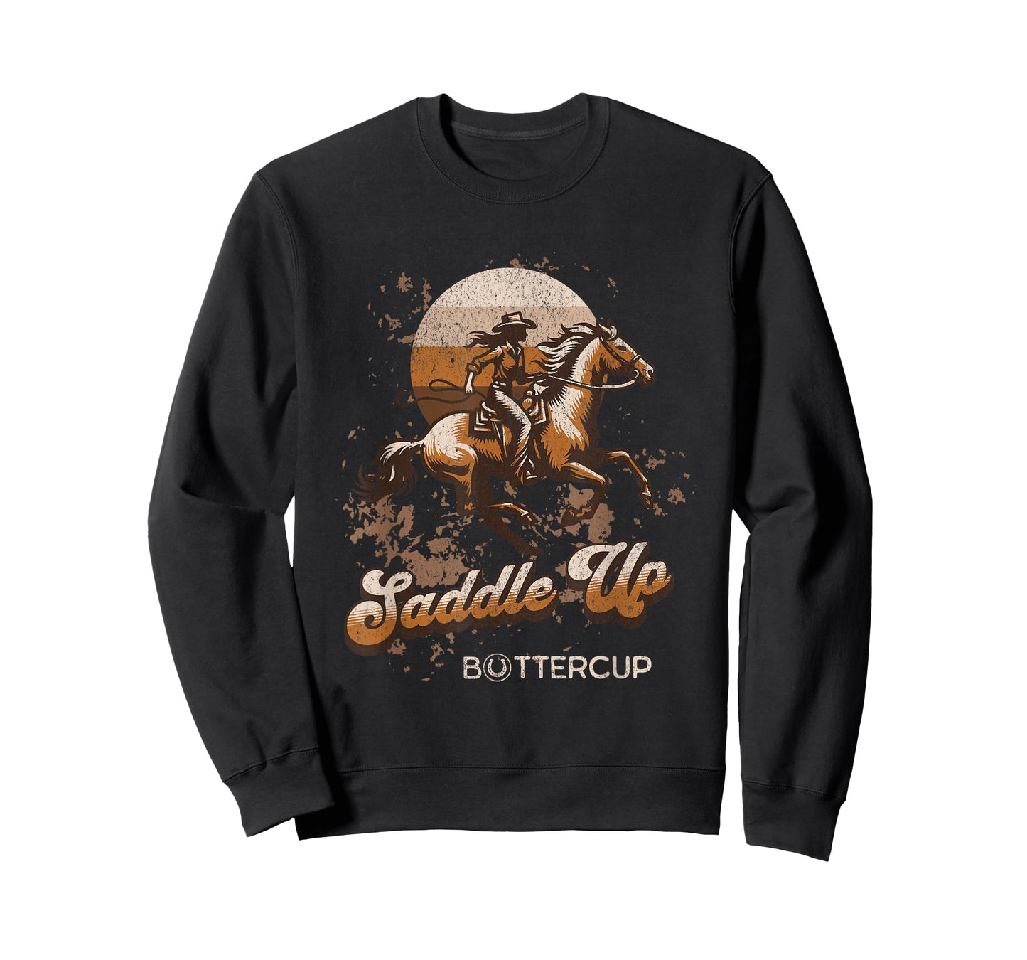 Saddle Up Buttercup Cowgirl Western Horse Riding T-Shirt