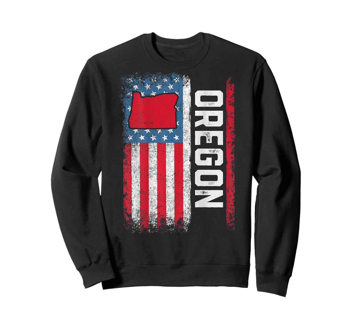 Vintage Oregon State USA Flag Shirt Oregon (On Back) T-Shirt