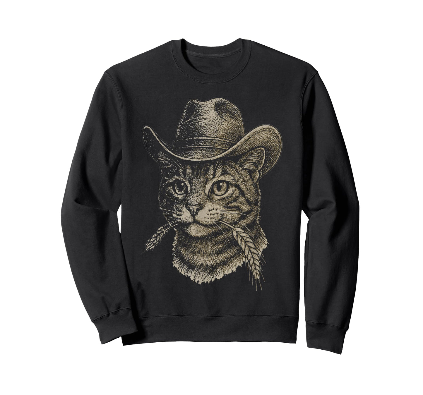 Funny Cat Cowboy Western Country T-Shirt