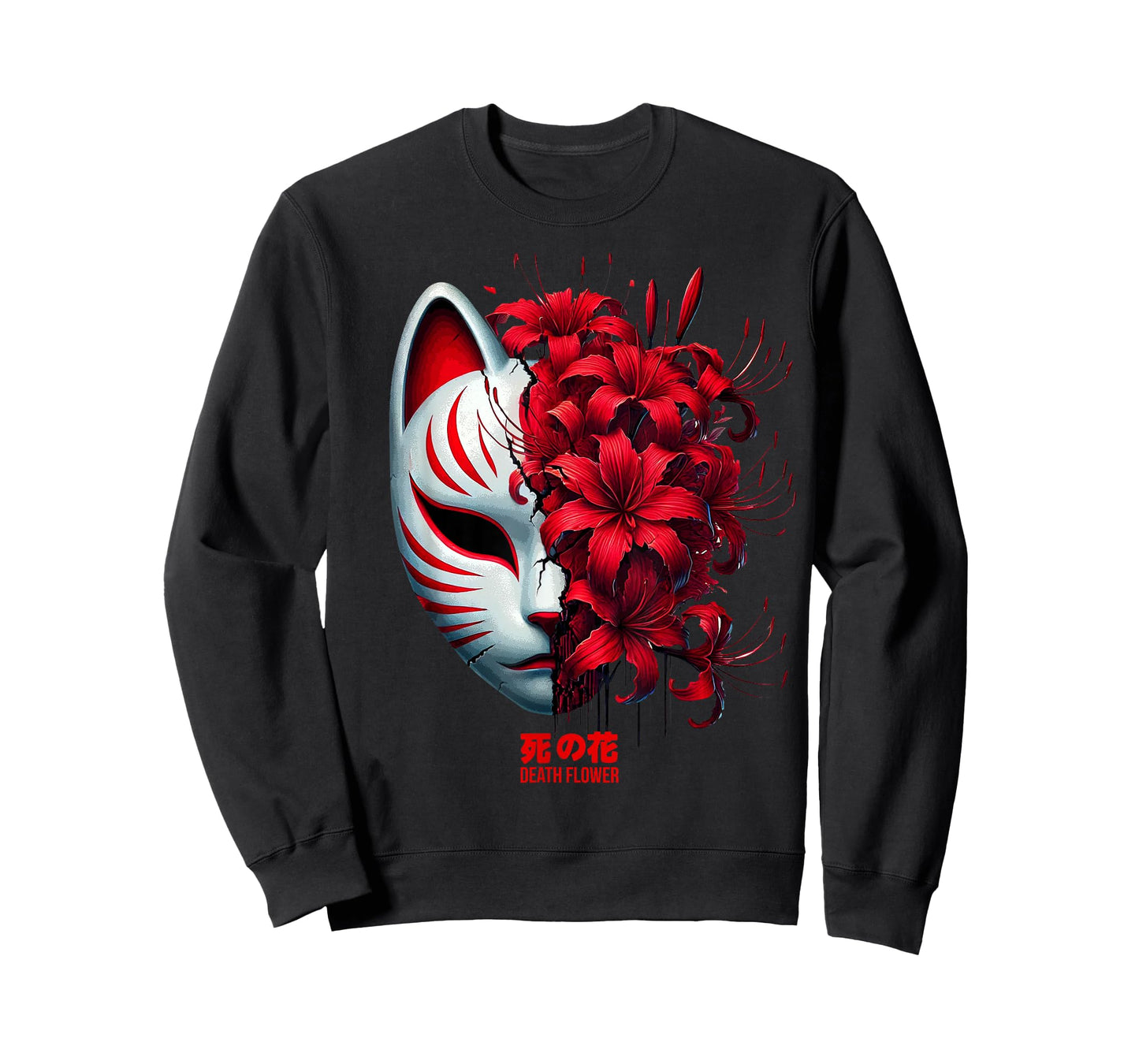 Japanese Lily Anime Flower Spider Lover Aesthetic Otaku T-Shirt