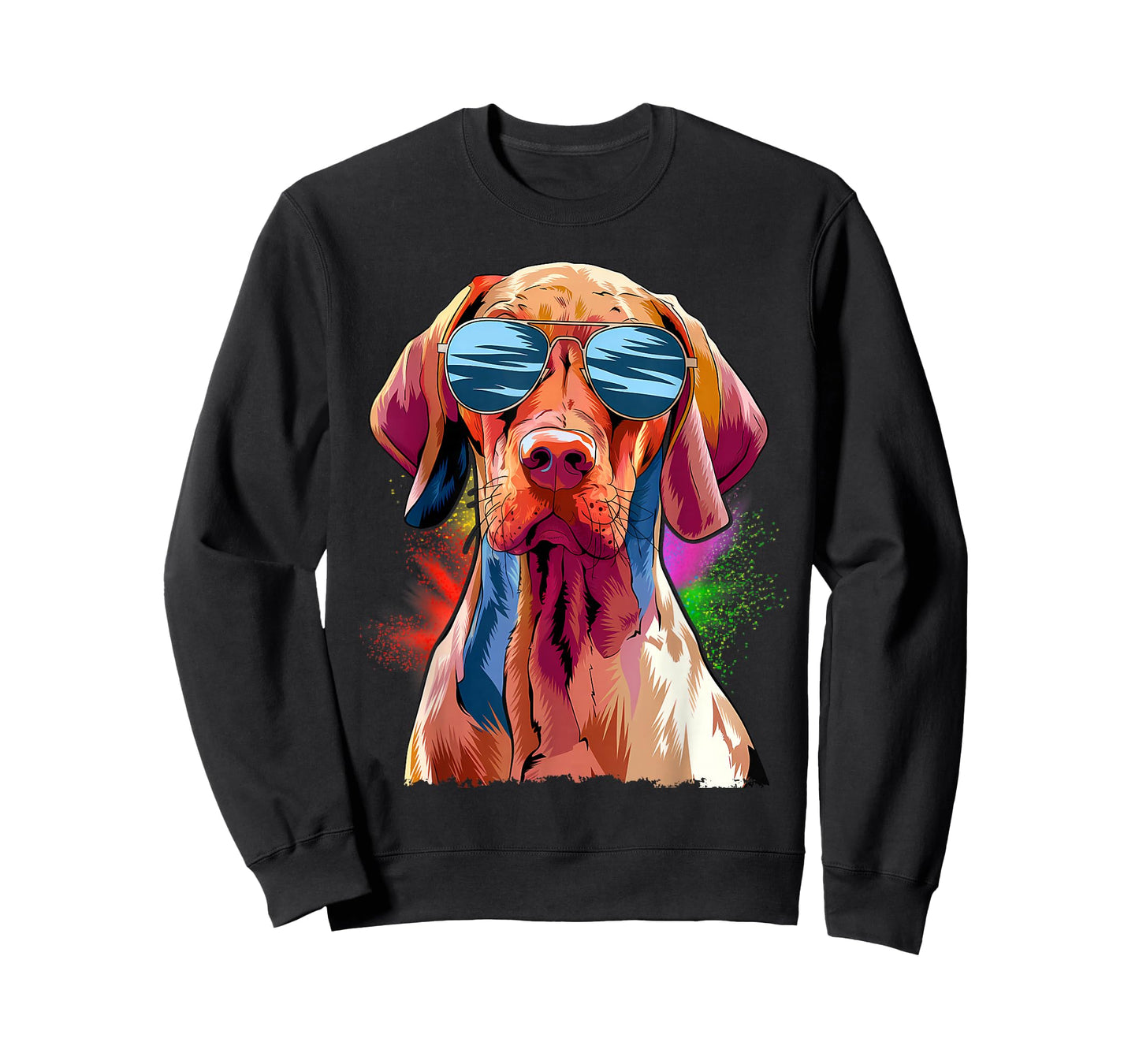 Viszla Lovers Design Pop Art Funny Vizsla Dog T-Shirt