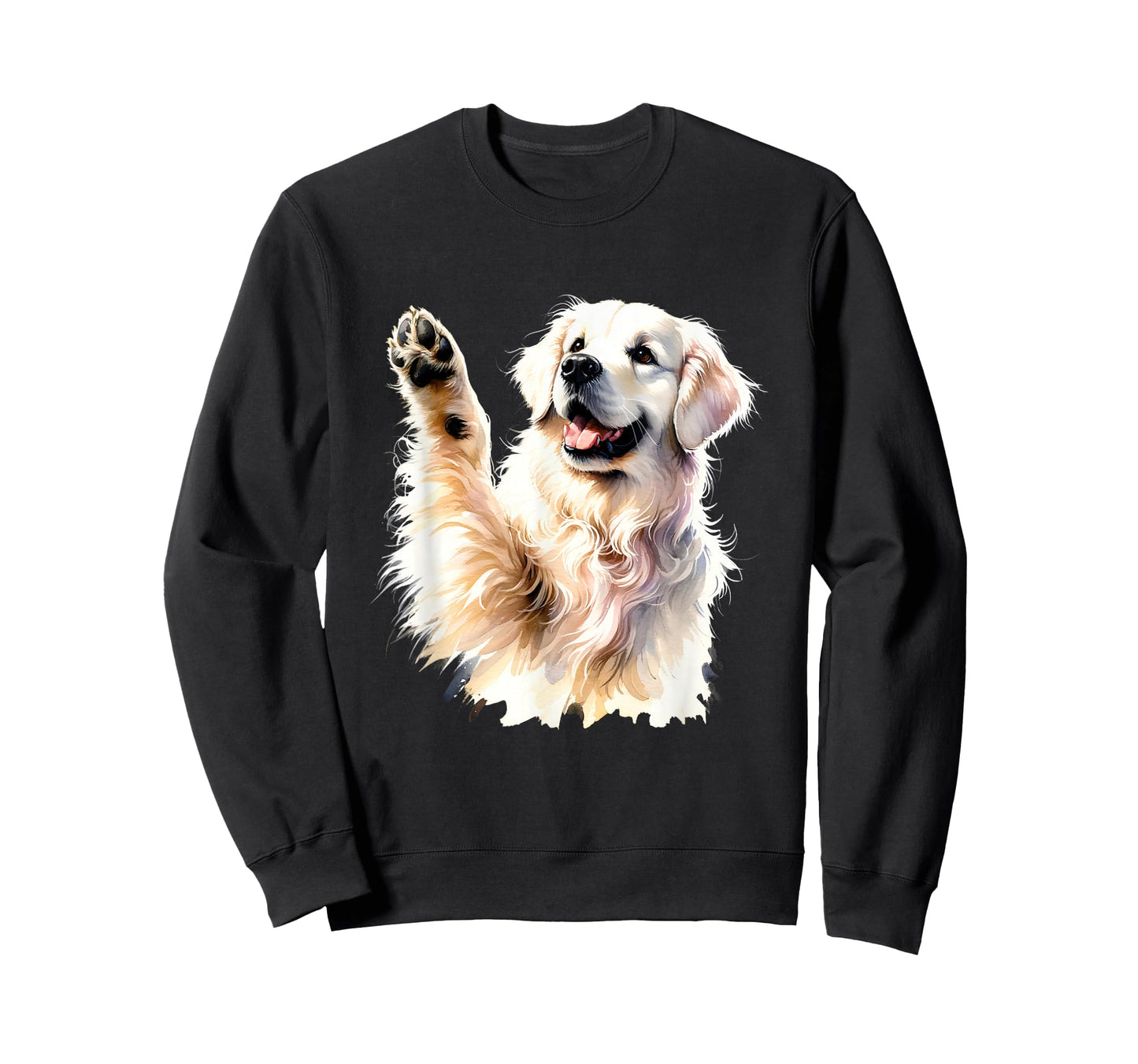 White English Cream Golden Retriever Gifts Dog Mom Dad Puppy T-Shirt