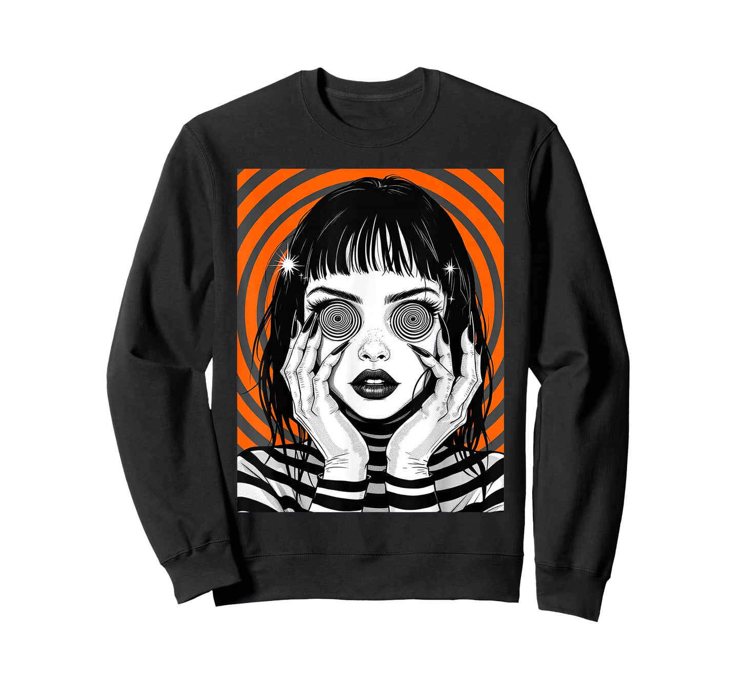 Horror Anime Manga, Aesthetic Japanese Creepy Kawaii Goth T-Shirt