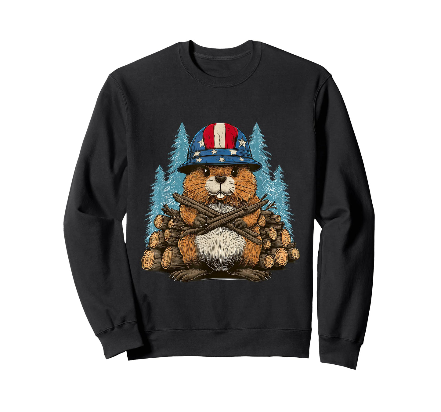 Pretty US Beaver Look T-Shirt