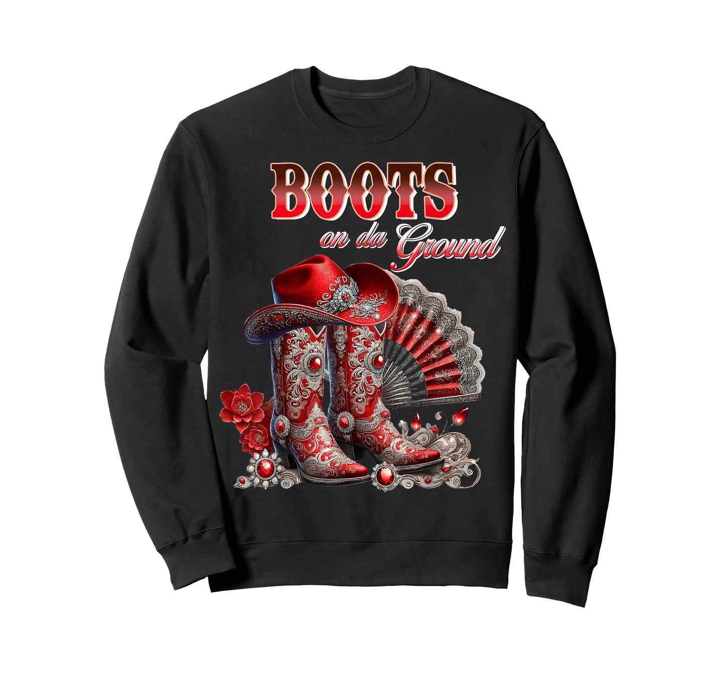 Boots On The Ground Boot Cowboy Western Cowgirl Linedance T-Shirt
