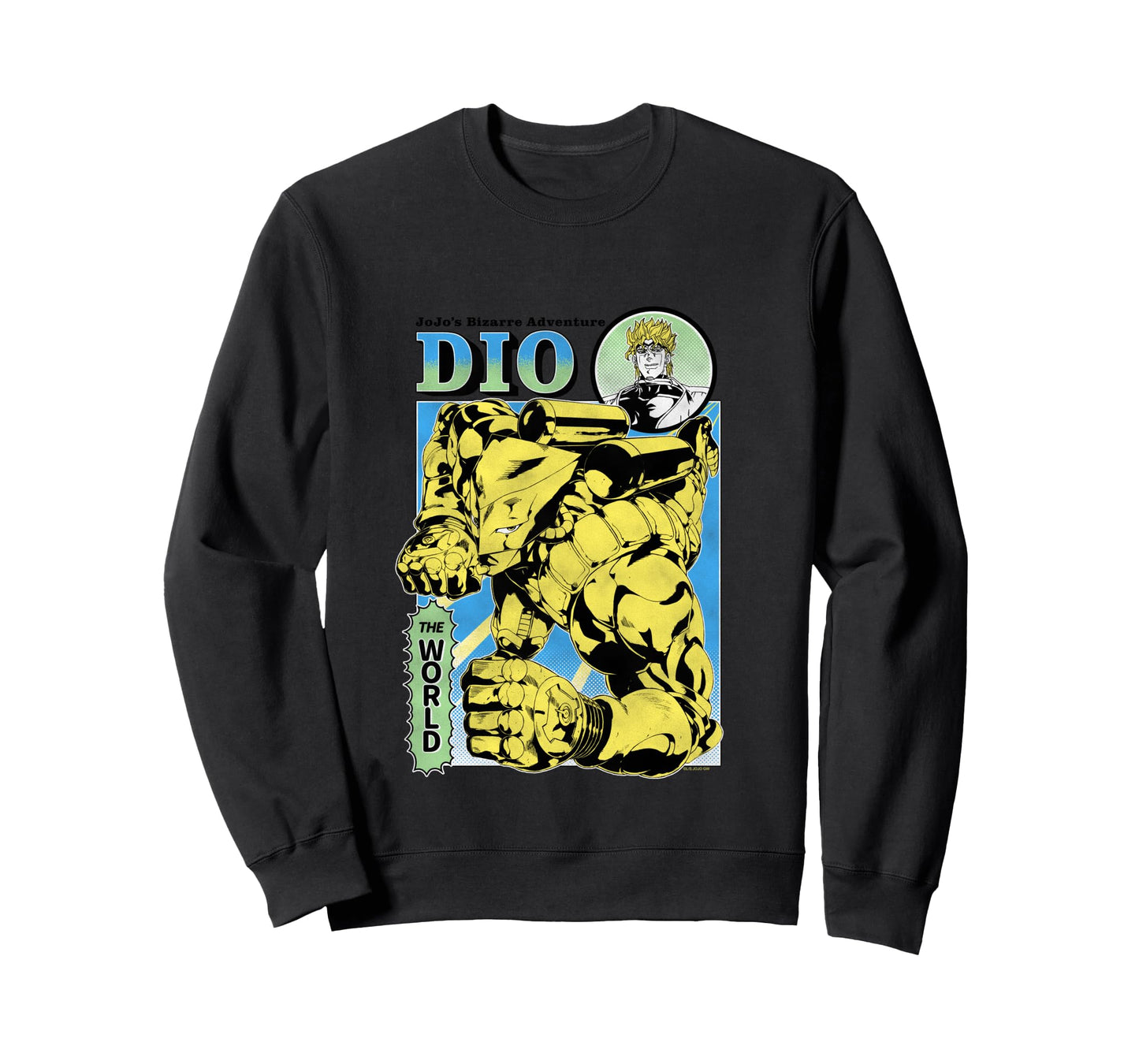 JoJo's Bizarre Adventure Part 3 DIO & The World Illustration Long Sleeve T-Shirt