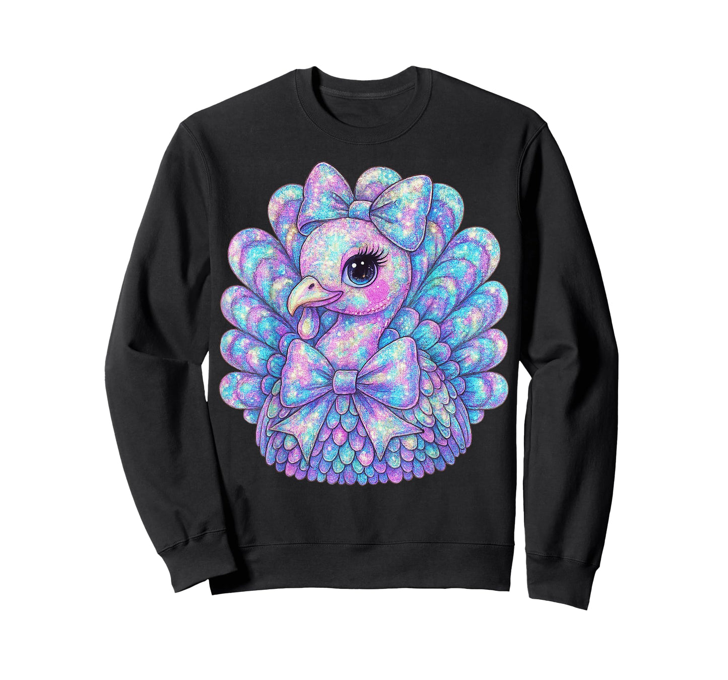 Funny Turkey Thanksgiving Coquette Boho Floral Fall Vibes T-Shirt