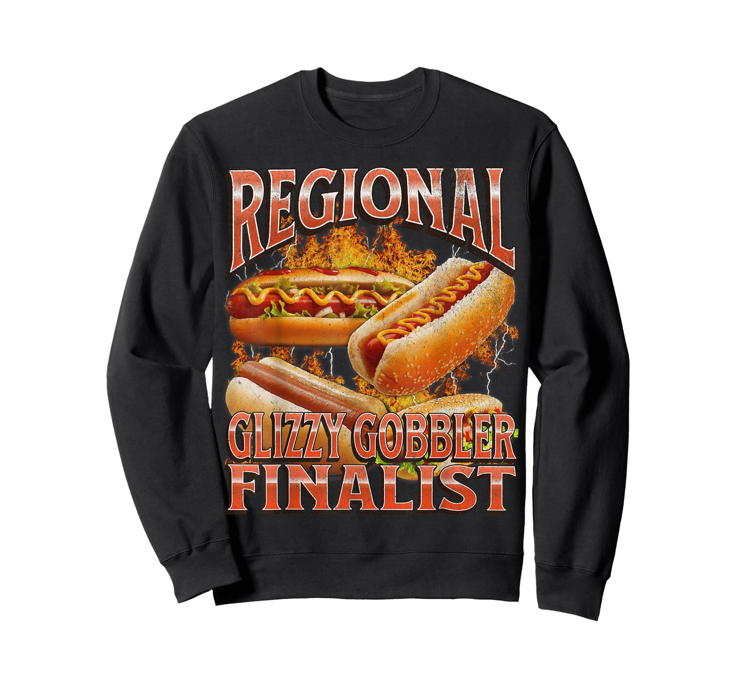 Glizzy Gobbler Funny Wiener Hot Dog Meme Bootleg Graphic T-Shirt for Men Women