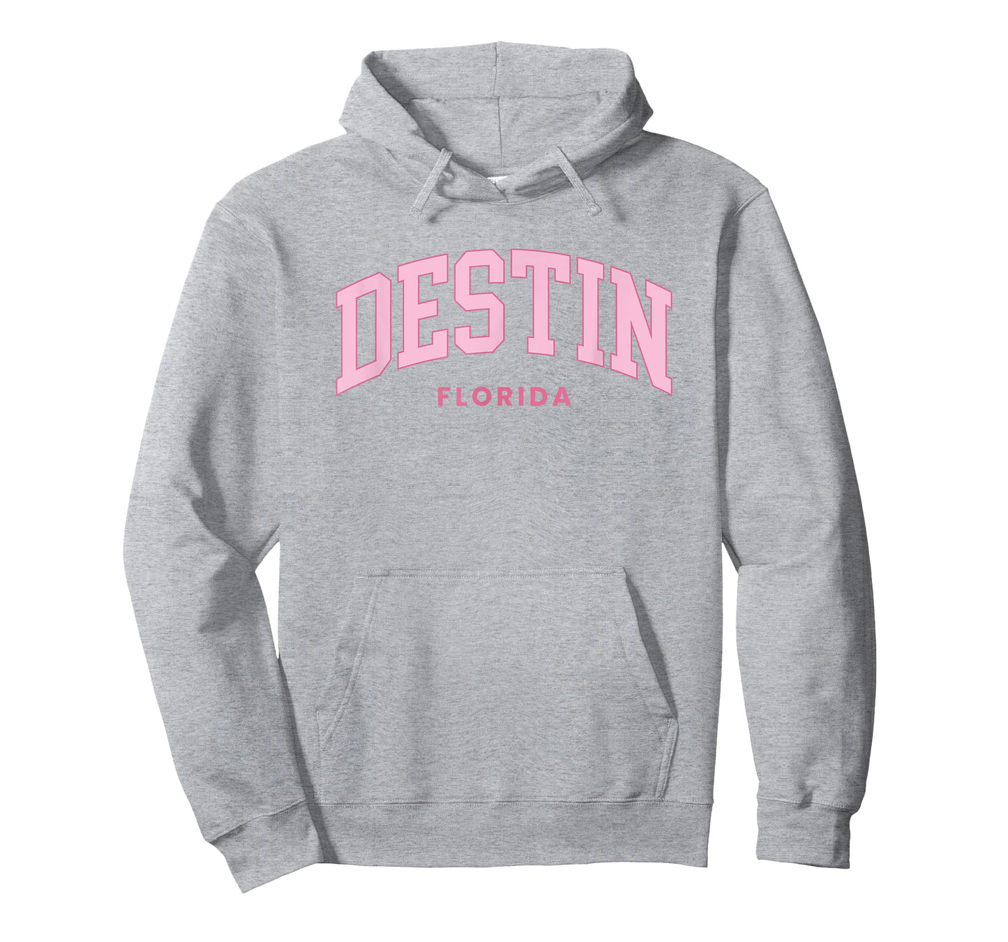 Destin Florida Retro Preppy Throwback Womens Girls Pink T-Shirt
