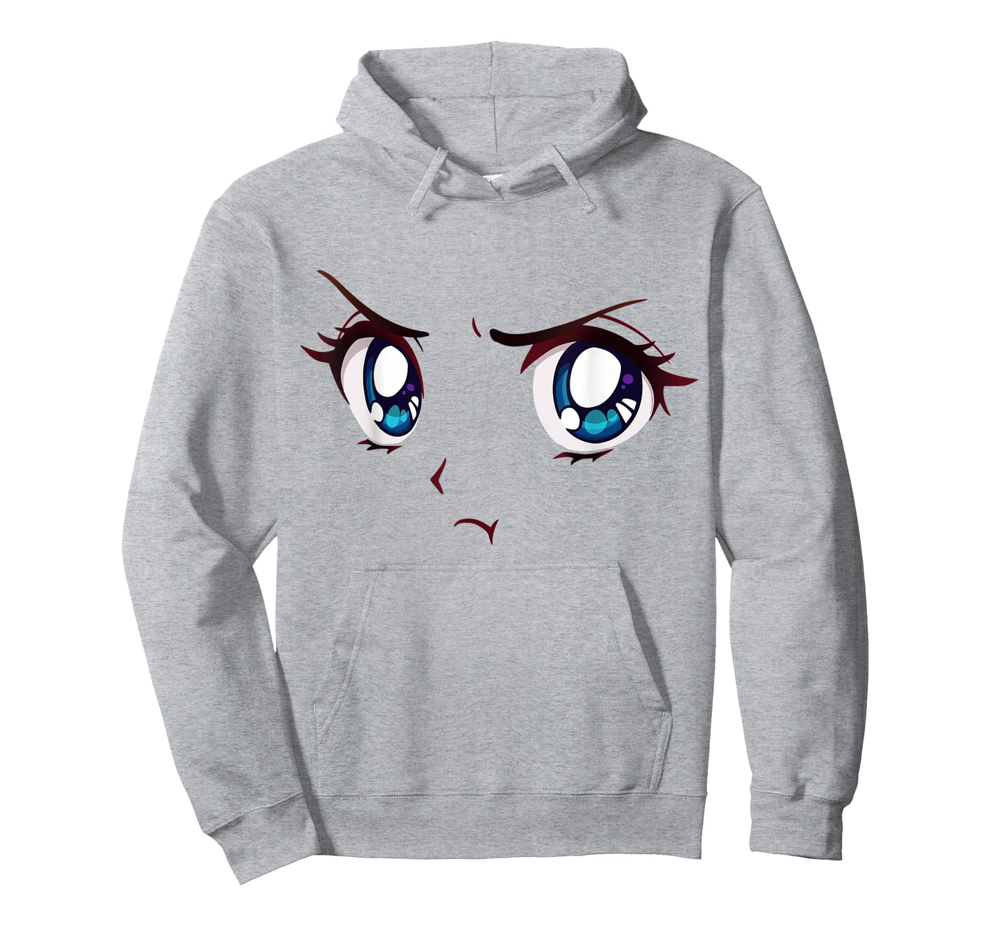 Angry Anime Eyes Shirt Face Mood Aesthetic Anime Merch T-Shirt
