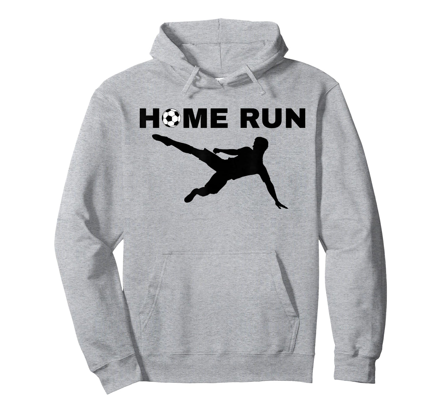 Home Run Soccer Ball Funny Sports Mashup Pun Humor Design T-Shirt