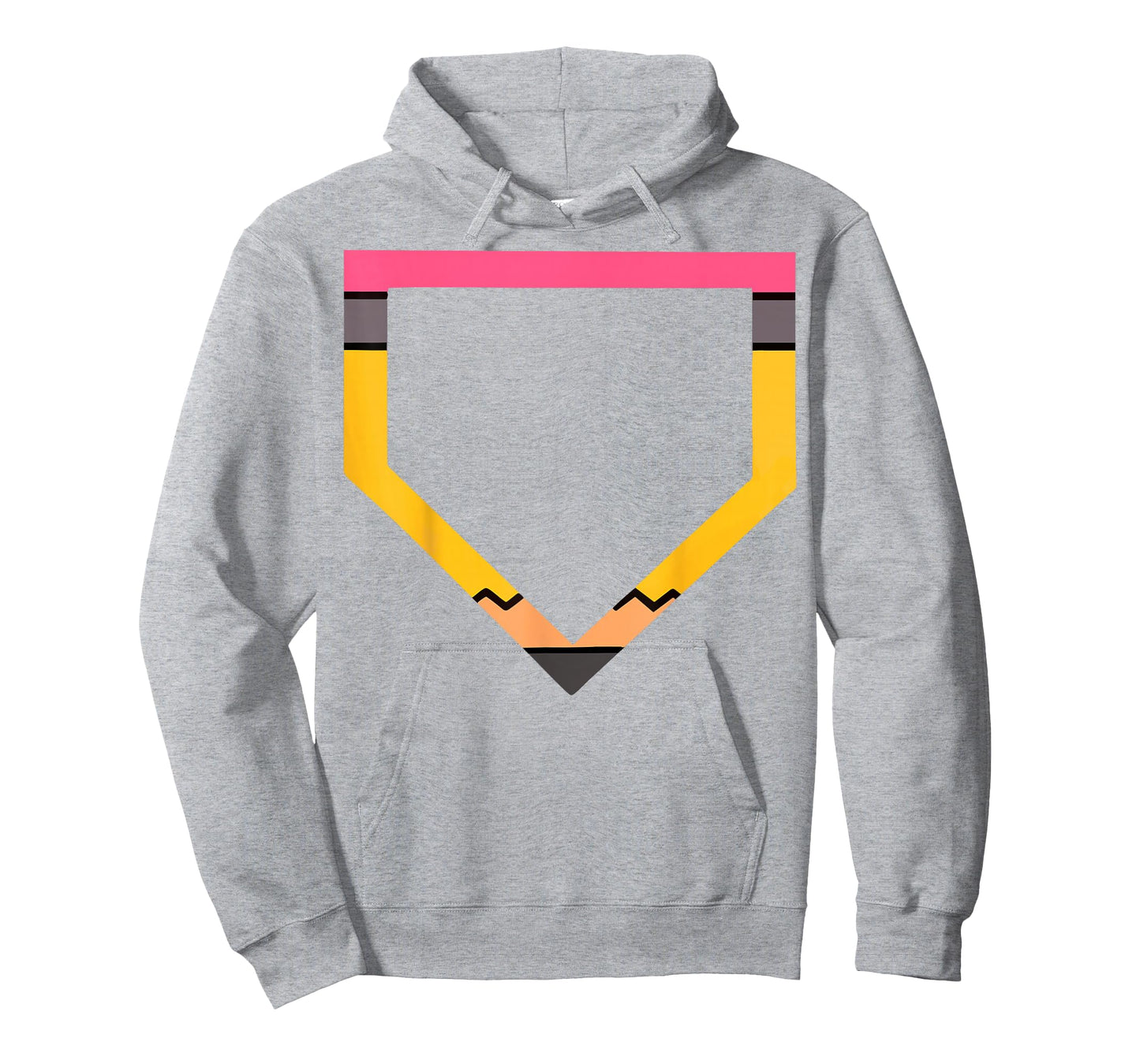 Pencil Home Plate Baseball Lovers Boys Kids Back to School T-Shirt