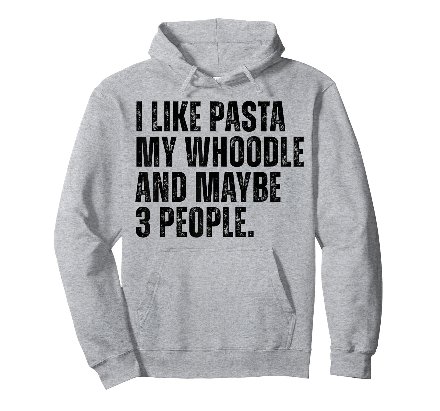Whoodle Dog Owner Pasta Lover Funny Quote T-Shirt for Men Women