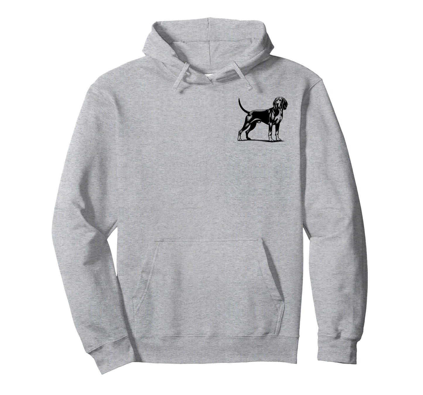 Dog Dad Mom Lover - Monochromatic Redbone Coonhound Men Women T-Shirt