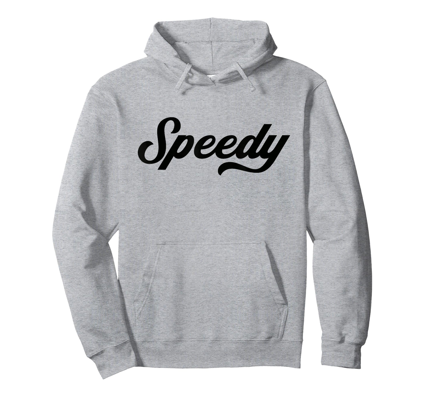 Funny Running Gifts Speedy T-Shirt, Unisex-Adults, Blue, Small, Short Sleeve, Letter Print