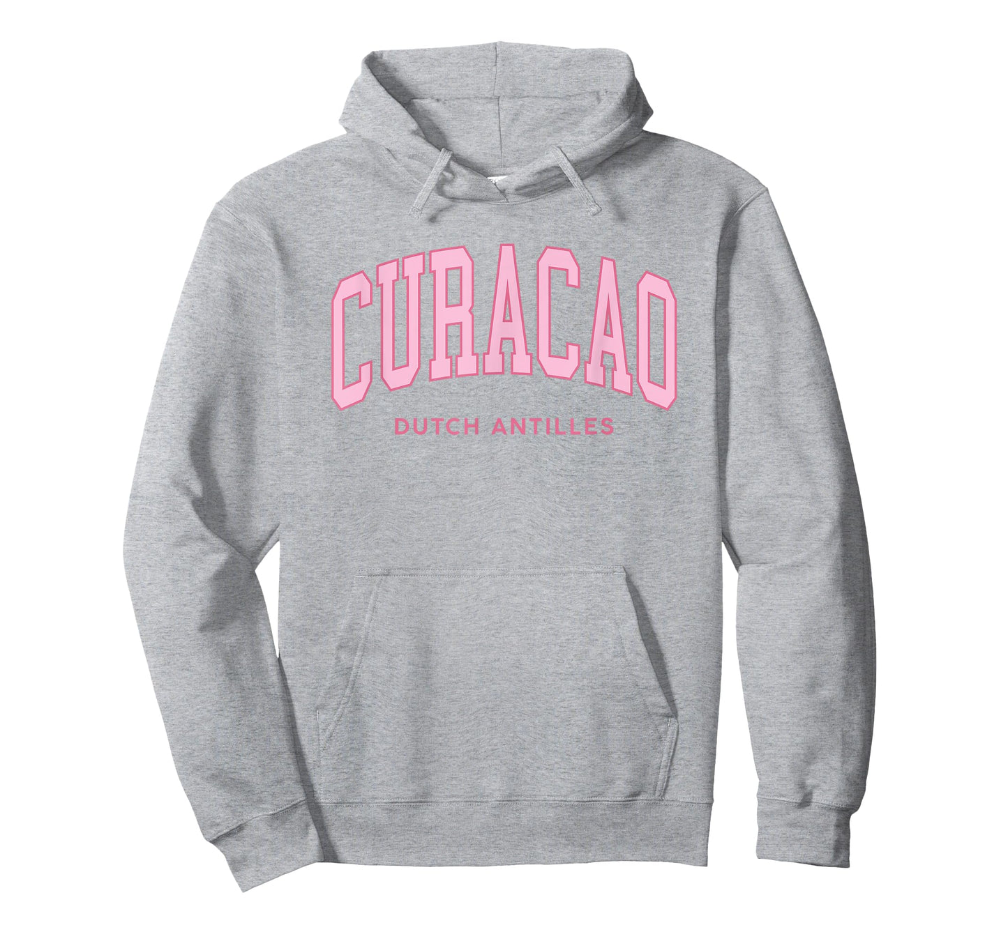 Vintage Curacao Pink Retro Preppy Throwback Womens Souvenir T-Shirt