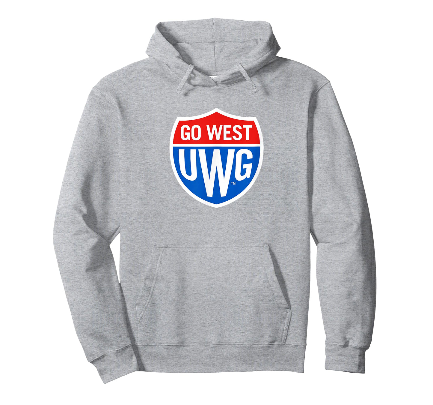 University of West Georgia UWG Wolves Go West Shield Logo T-Shirt