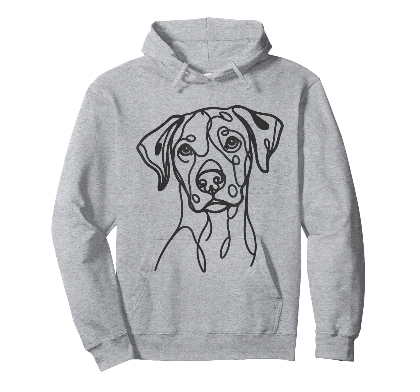 Line Art Dad Mom Dog - Catahoula Leopard T-Shirt