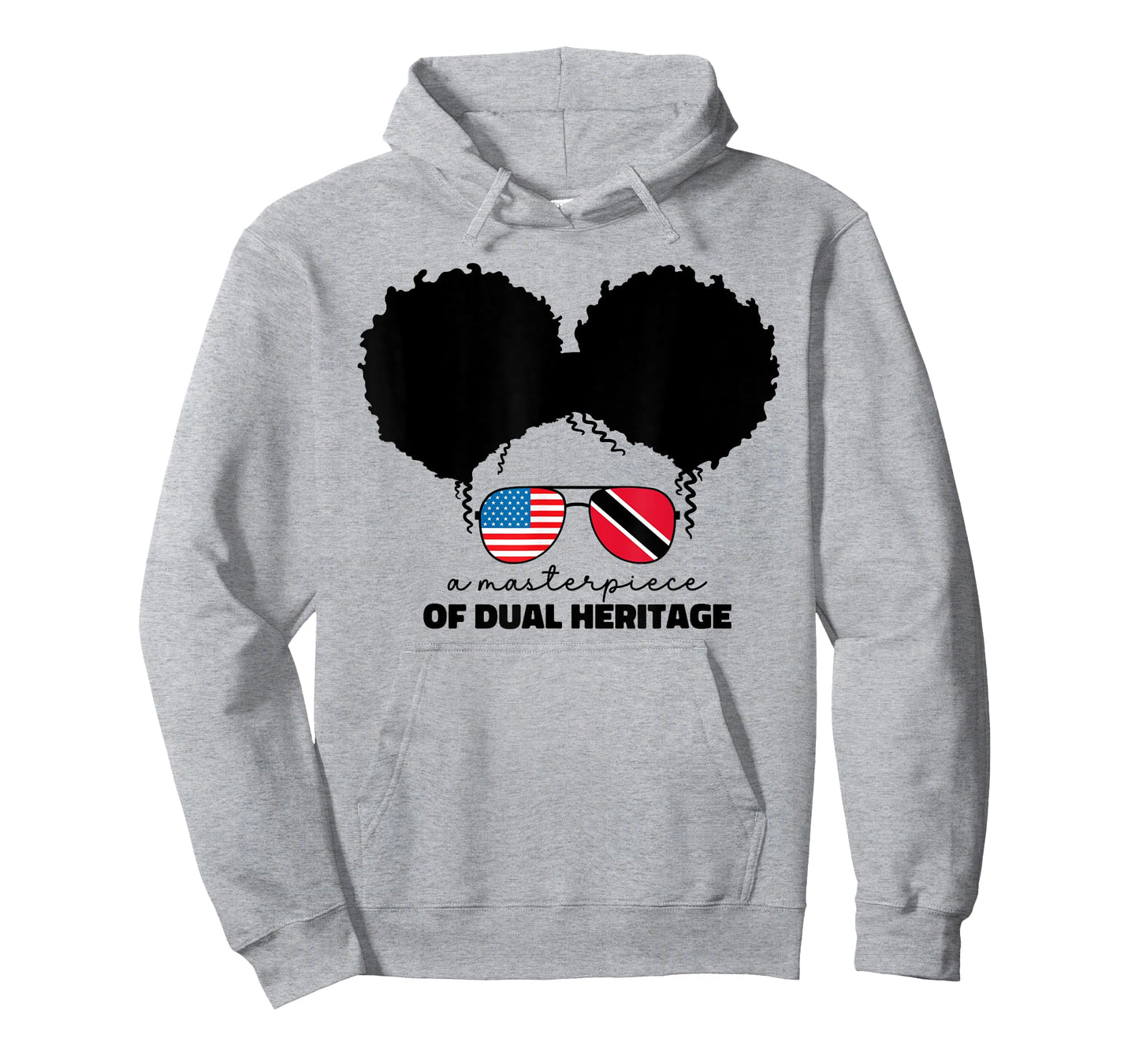 Half American And Trinidadian Usa Trinidad Tobago Kids Girls T-Shirt
