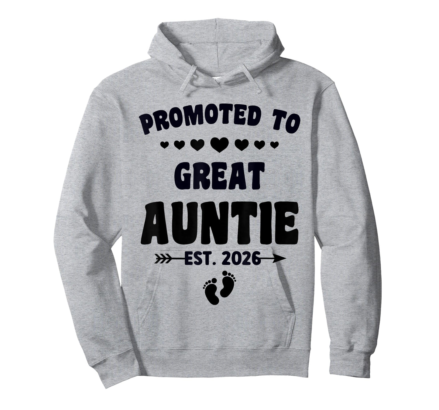 Promoted To Great Aunt Est. 2026 Pregnancy Announcement T-Shirt