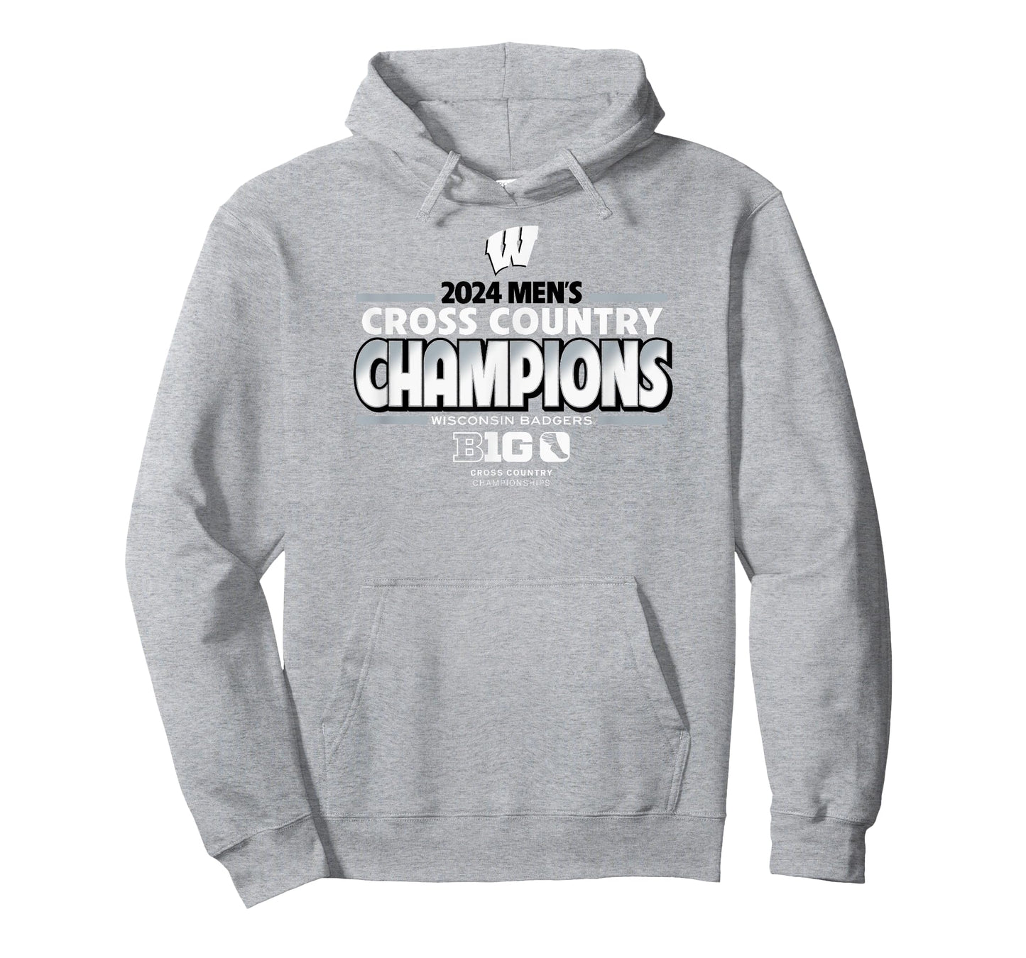 Wisconsin Badgers Big 10 Champs 2024 Men's Cross Country T-Shirt