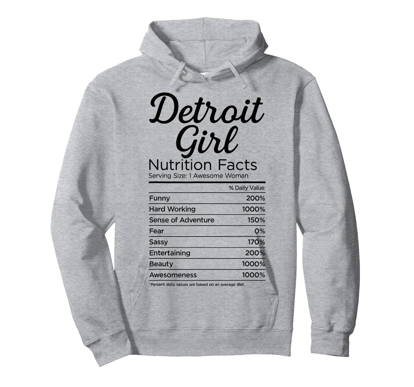 Detroit Girl Michigan Women Girl Funny Home Female Sports T-Shirt