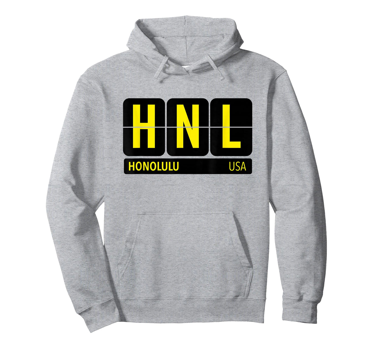 HNL Honolulu Hawaii USA Travel Souvenir Yellow T-Shirt