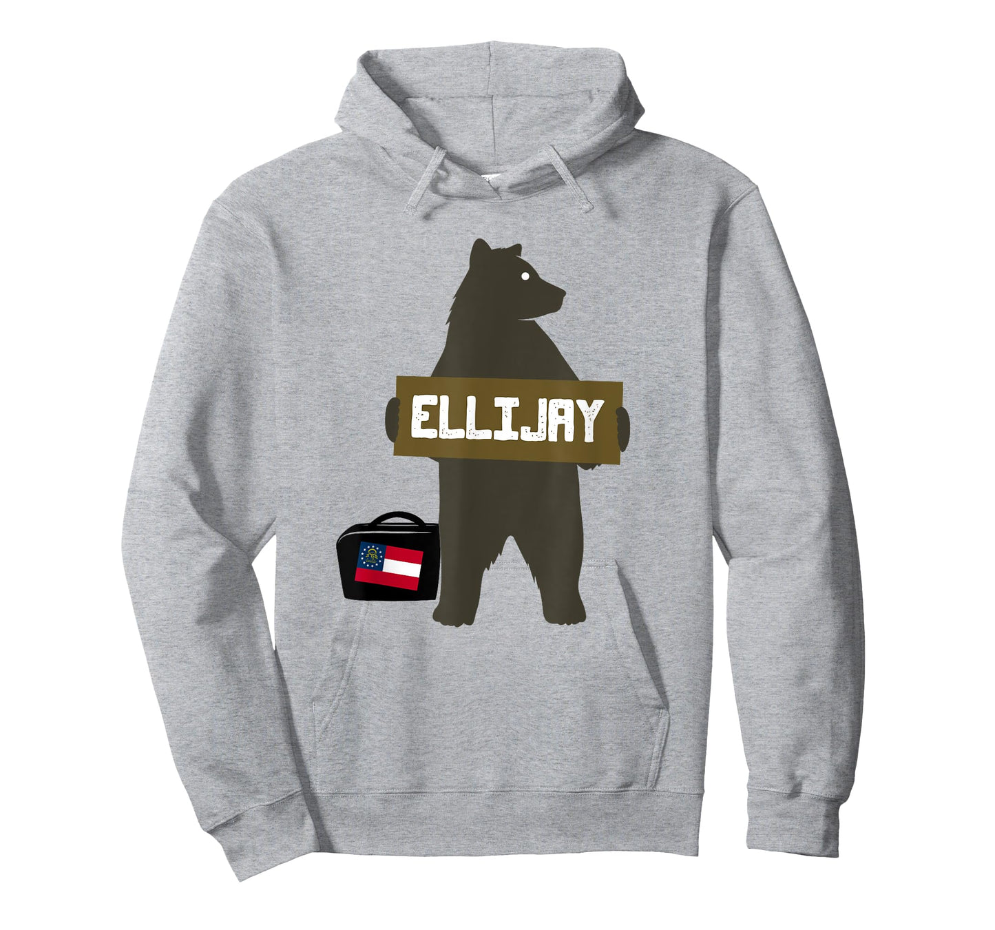 Ellijay Georgia Mountains Hitchhiking Bear Vacation T-Shirt