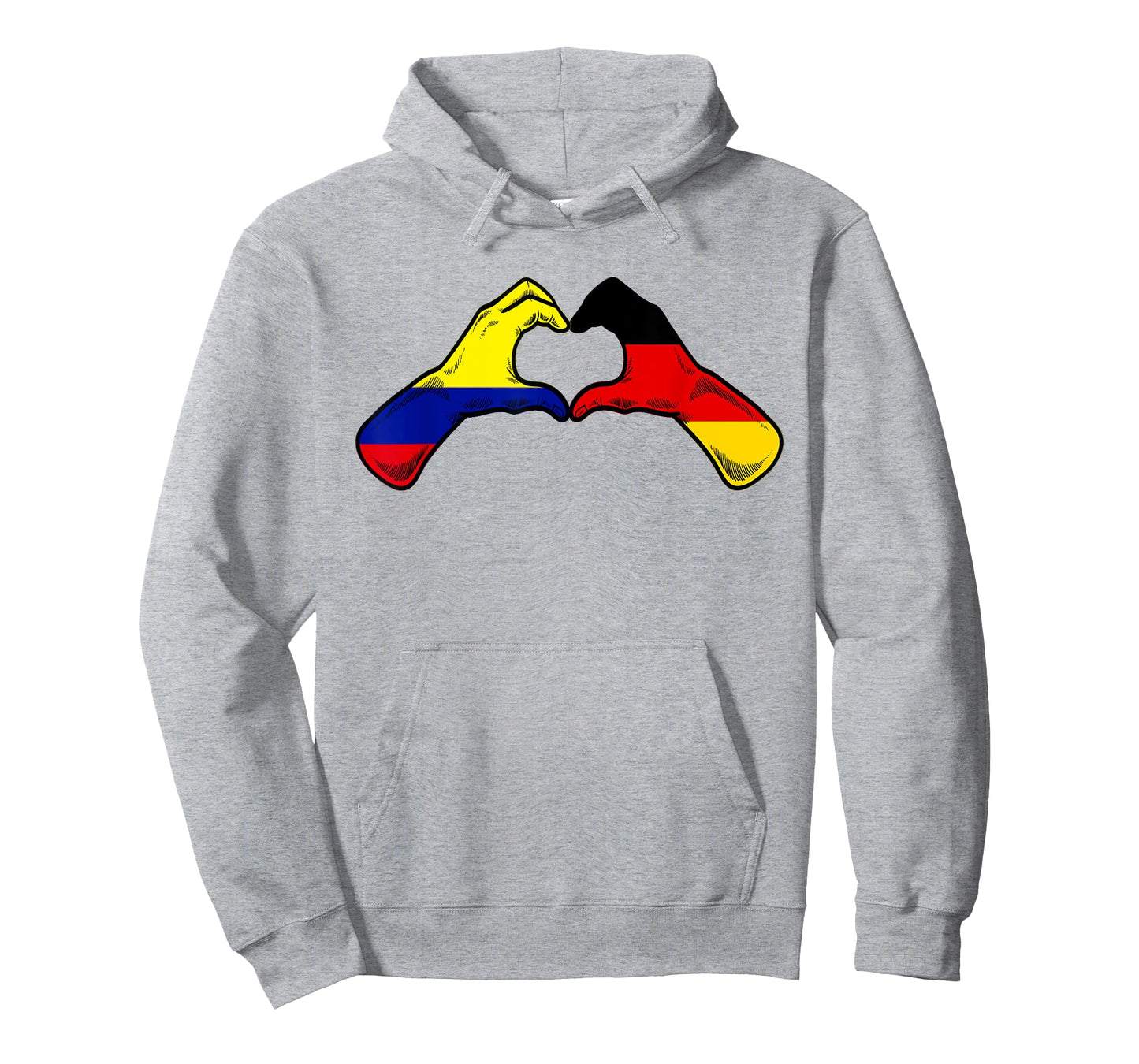 Colombia Germany Flag - Colombian German Heart T-Shirt