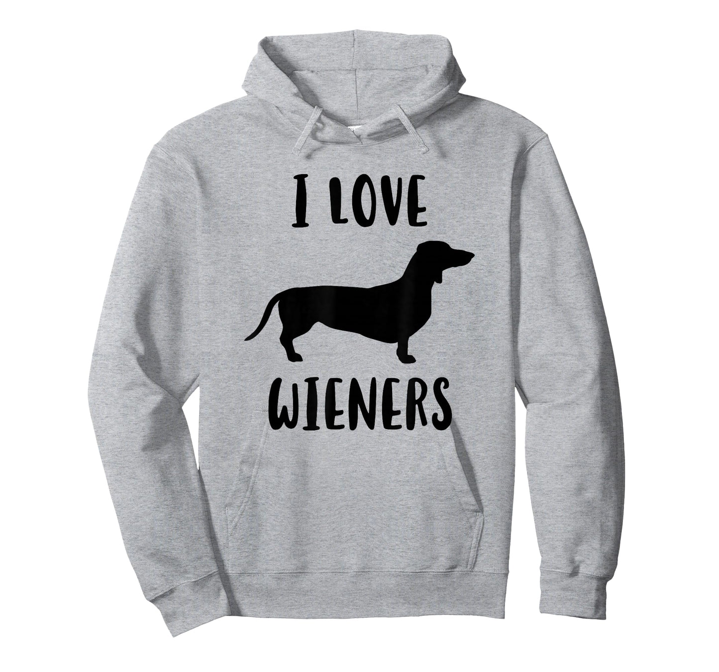 I Love Wieners, Wiener Dog, Funny Dachshund T-Shirt