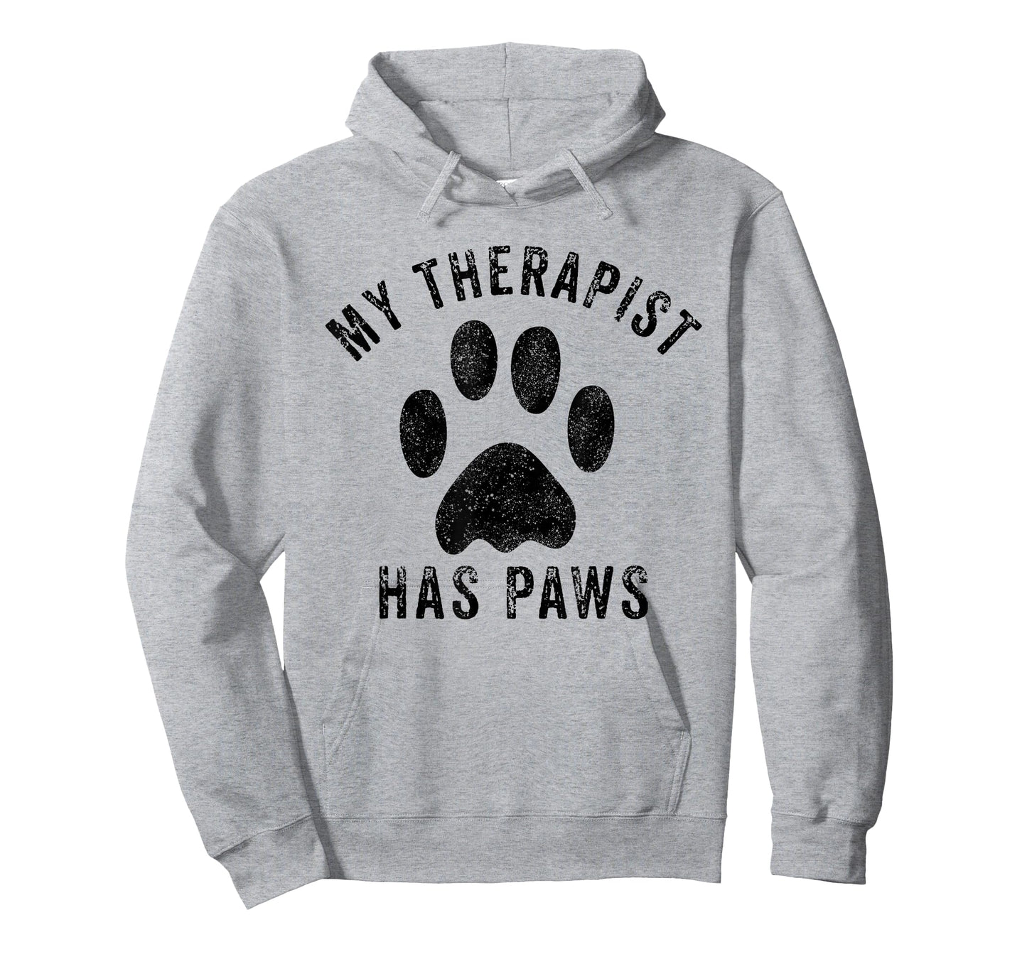 My Therapist Has Paws Funny Pet Puppy Animal Lover Dog Paw T-Shirt