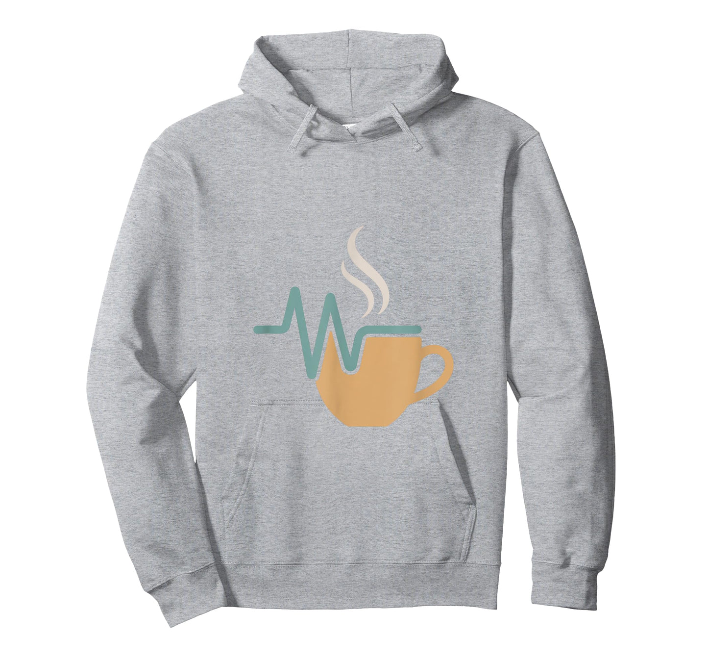 Coffee Heartbeat Mug Design T-Shirt