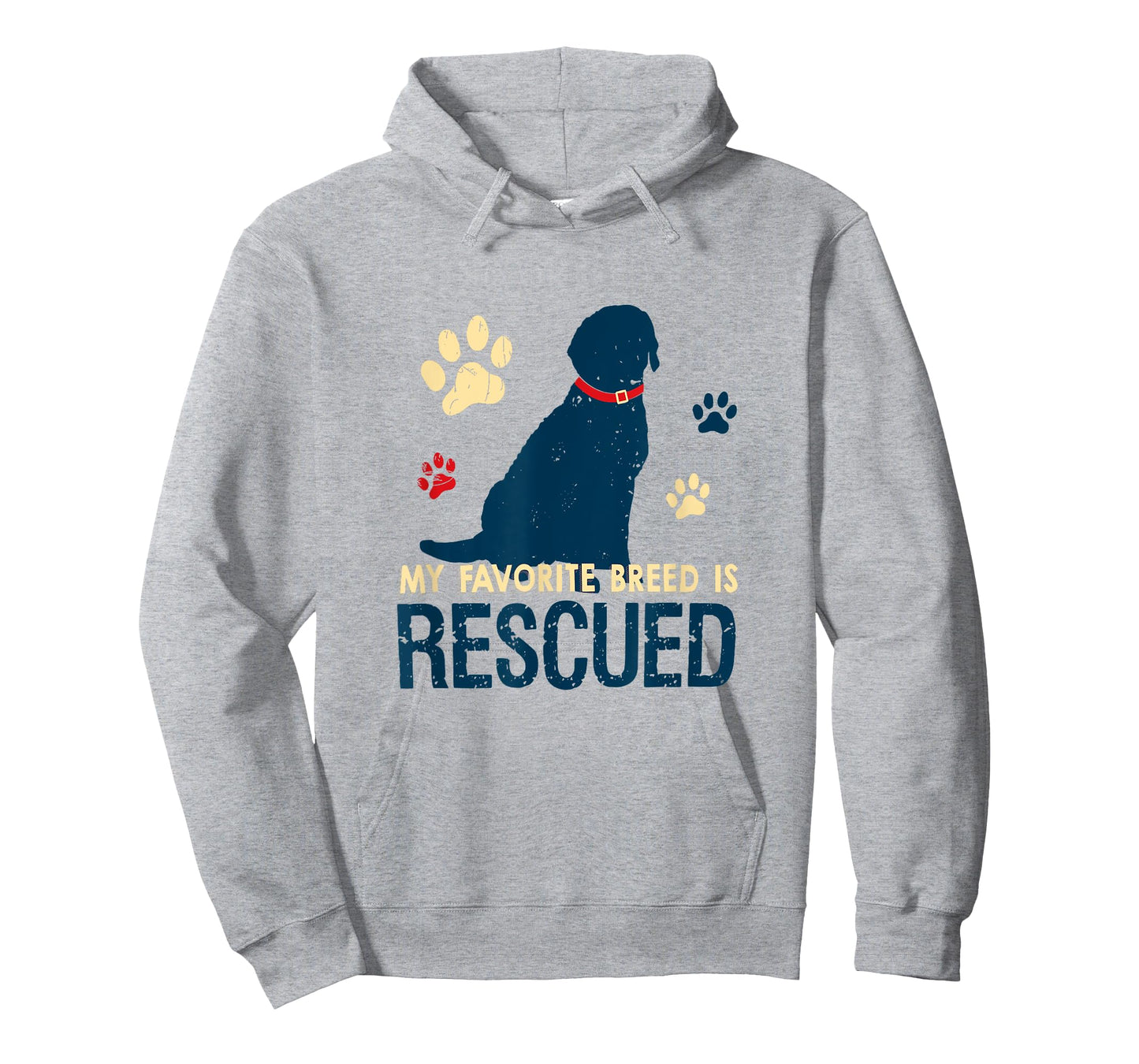 My Favorite Breed is Rescued Dog Lovers Unisex Men Women T-Shirt